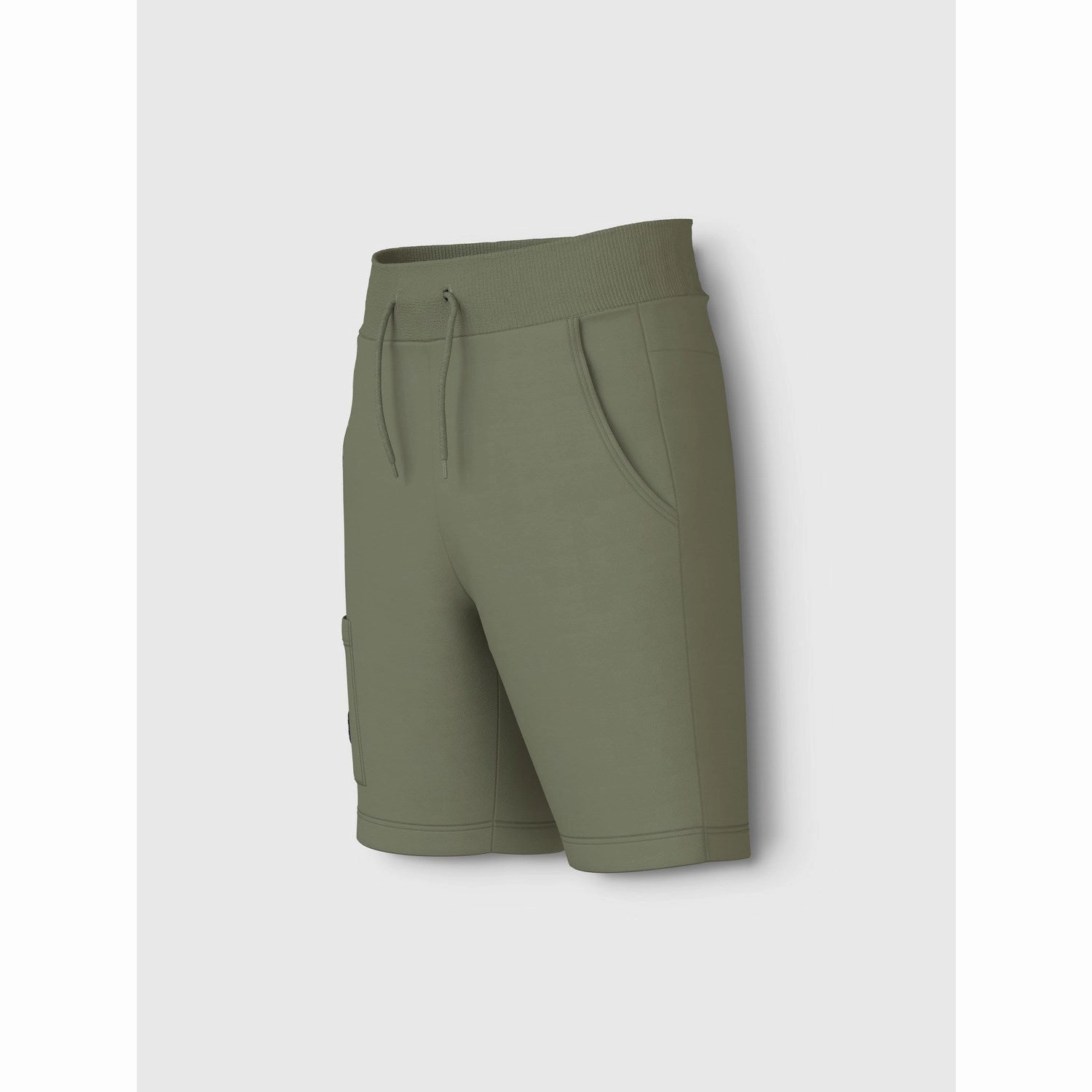 Effortless Wear Cap Name It Oil Green Vivasse Long Sweat Shorts