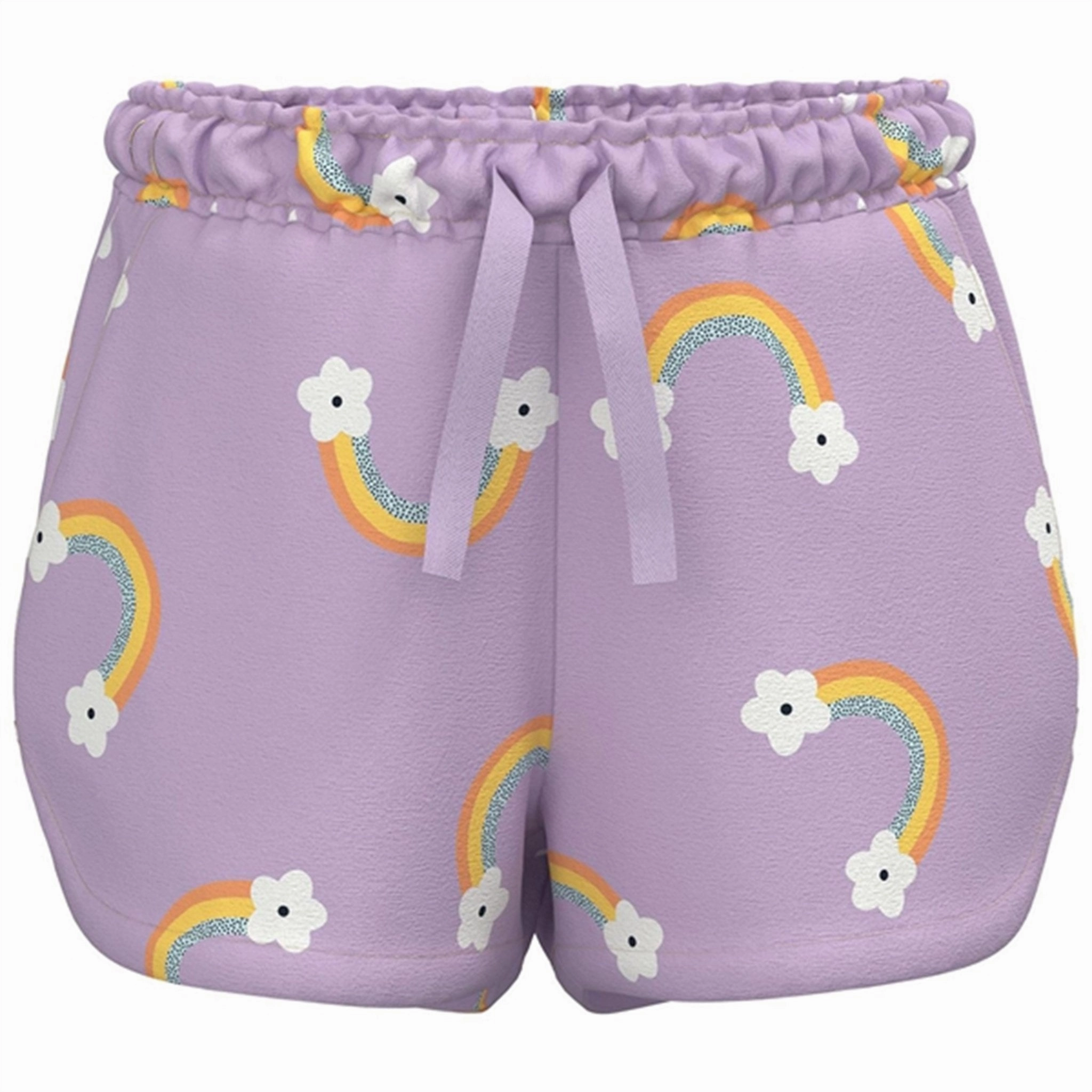 Name it Orchid Bloom Rainbow AOP Vigga Shorts Bright Hues sustainable product