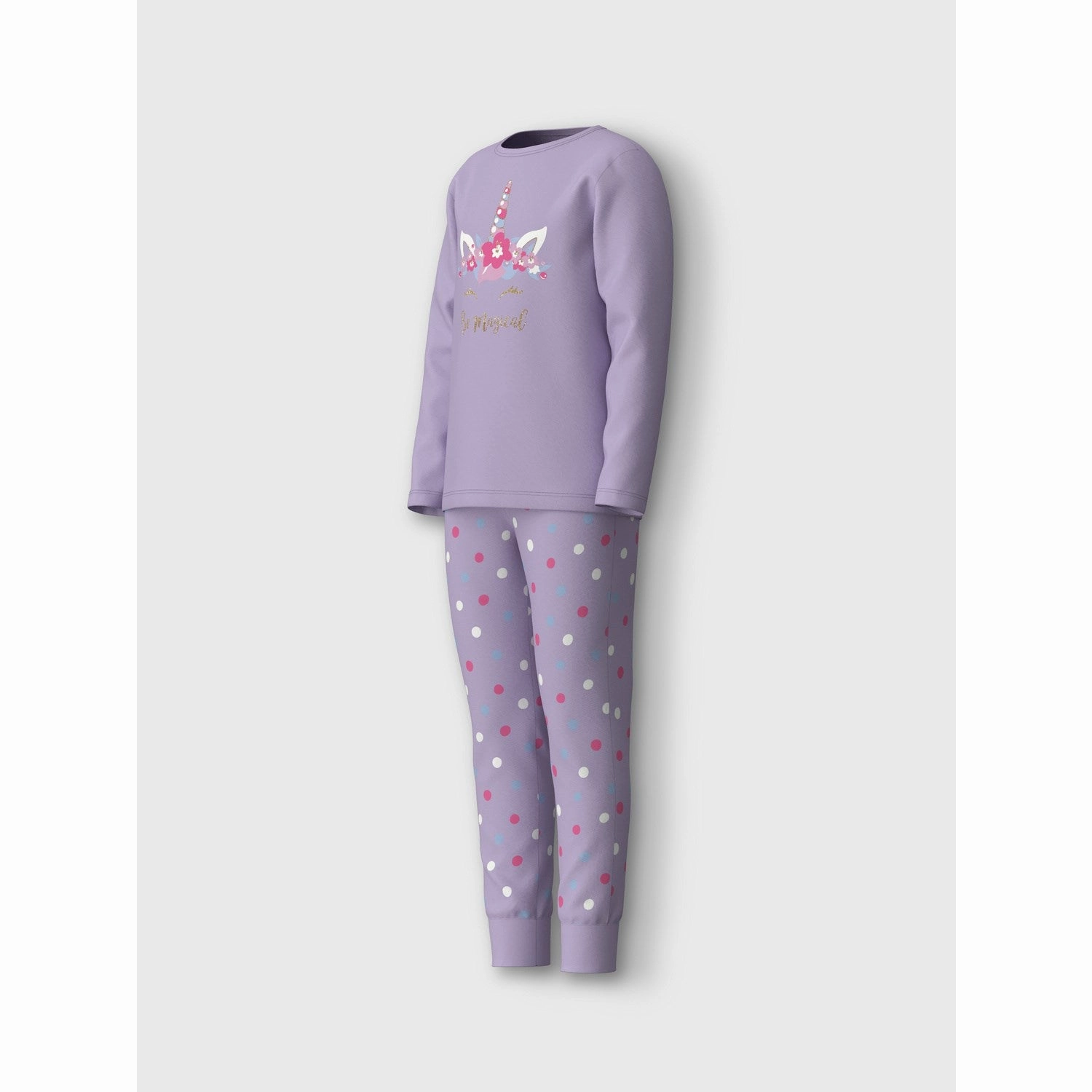 Name It Pastel Lilac Pajamas Pastel Lilac Magical Noos Chill Outfit