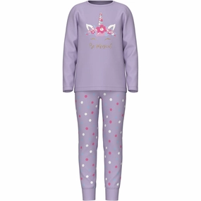 Warm Interior Easy Go Name It Pastel Lilac Pajamas Pastel Lilac Magical Noos
