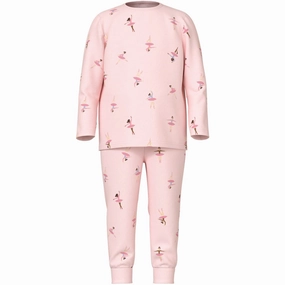 Name It Pearl Nmfnightset Ballarina Noos Any Time Fit Crew Neckline