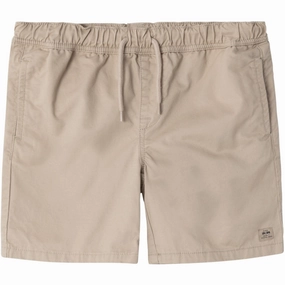 Solid Color Beach Vacation Name It Pure Cashmere Ryan Jog Twill Shorts
