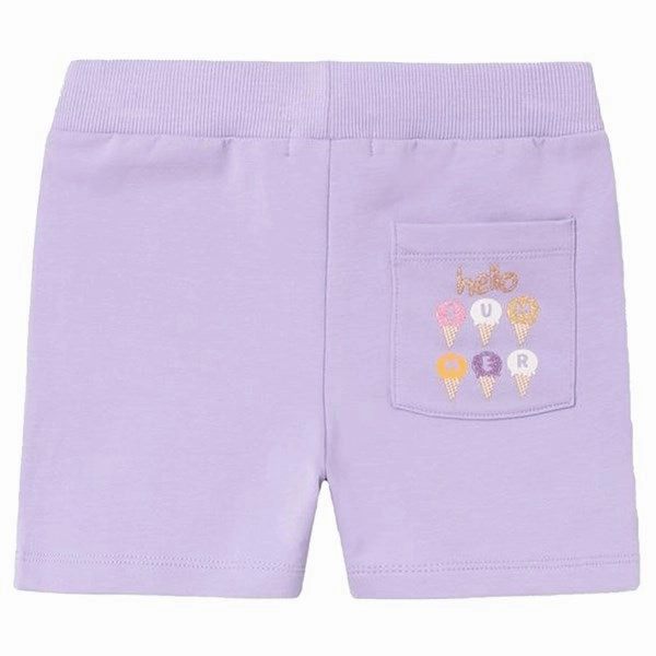 Name it Purple Rose Hoppe Sweat Shorts spandex blend Fan gear