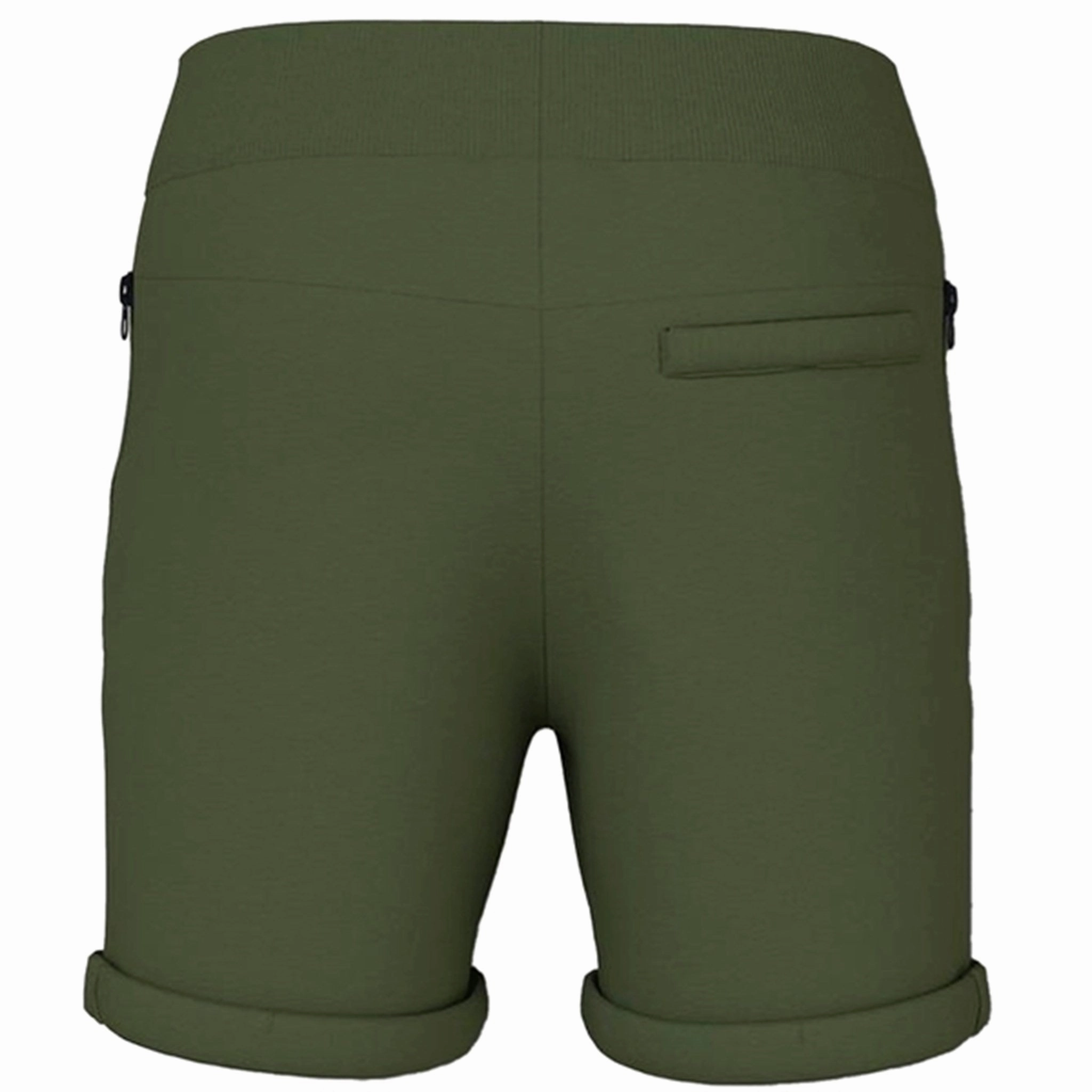 Name it Rifle Green Vimo Sweat Shorts Noos Plus Size Fade Resistant Material