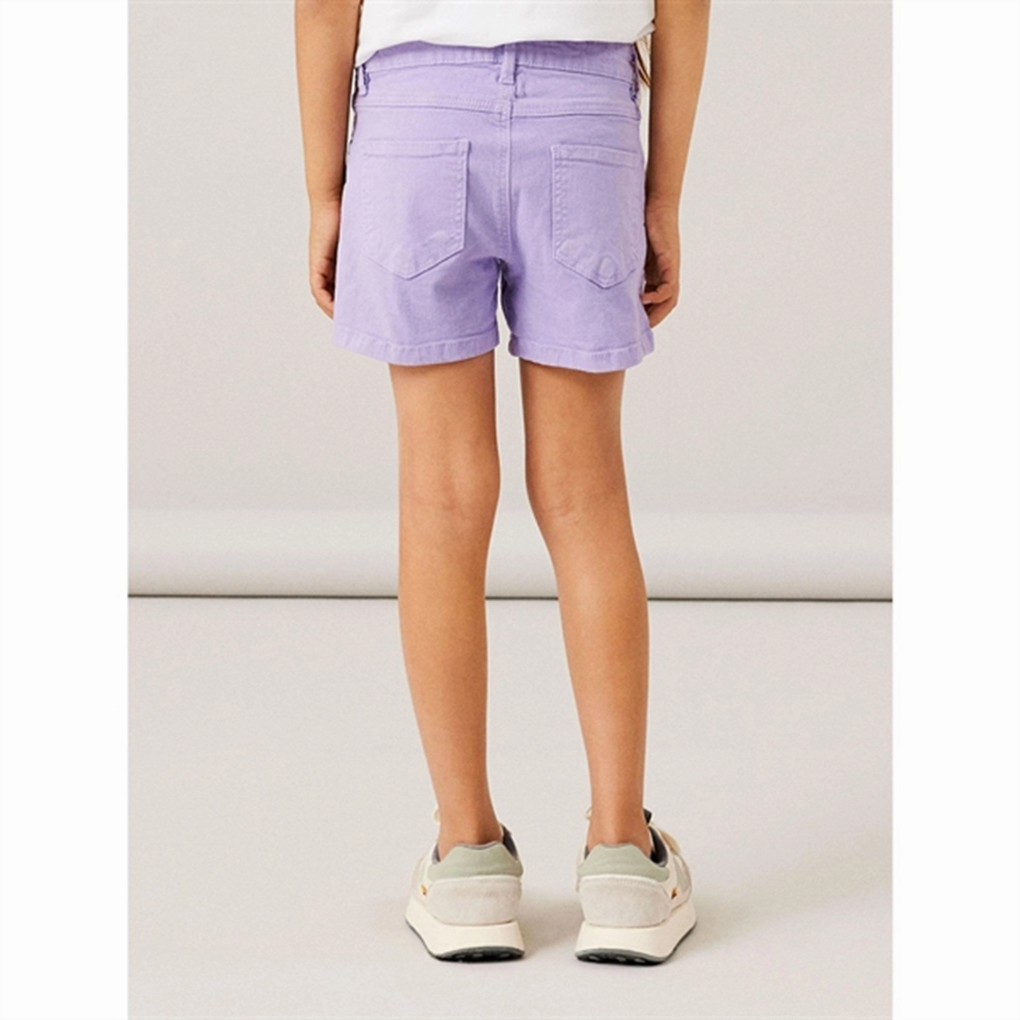 Layered Look Fun Prints Name it Sand Verbena Rose Twill Shorts Noos