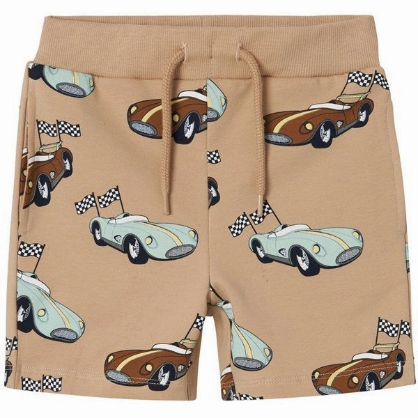 plus-size choice Snag Free Material Name it Savannah Tan Dani Sweat Shorts