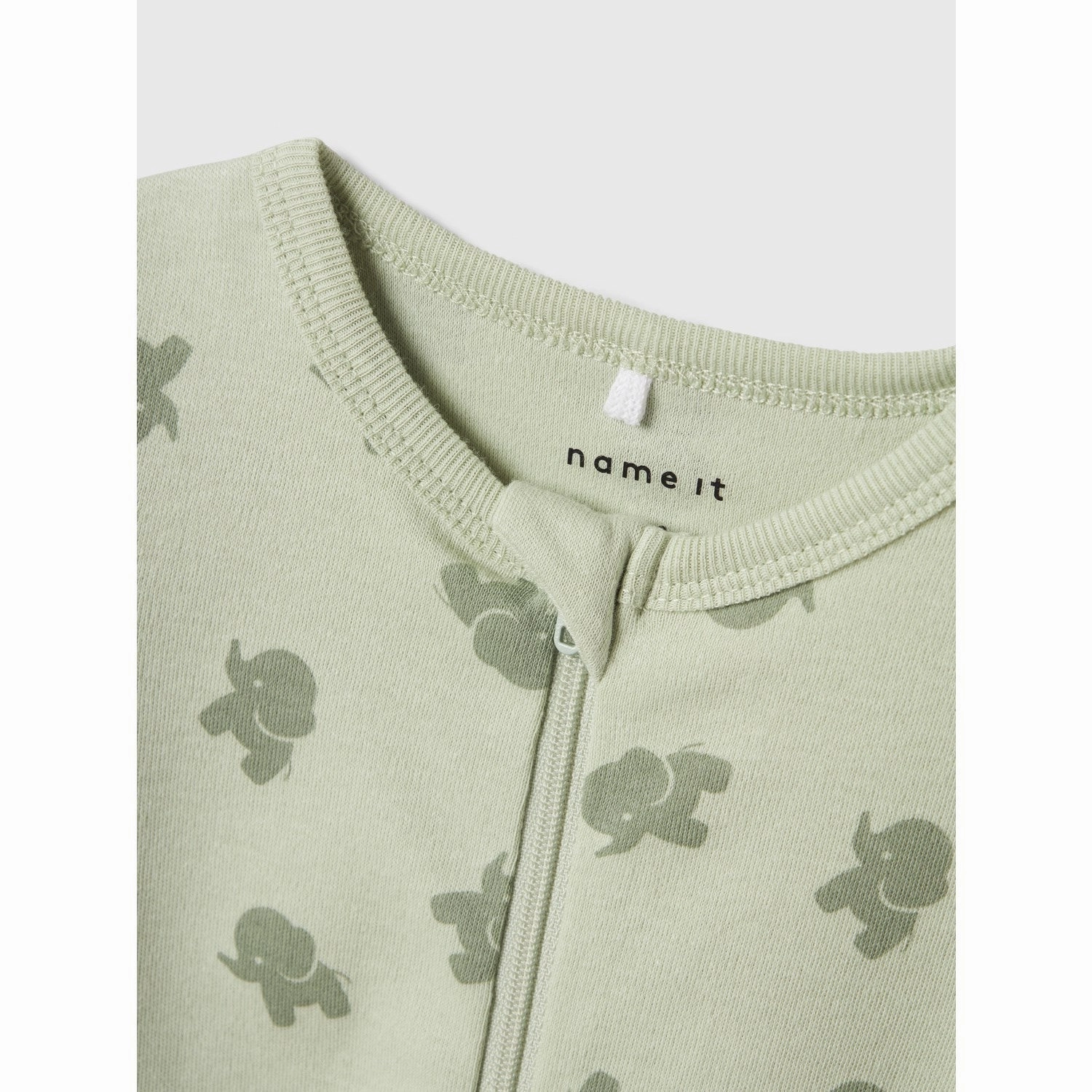 Modern Athlete Name It Sea Foam Nightsuit 2-pack Zip Sea Elephant Noos