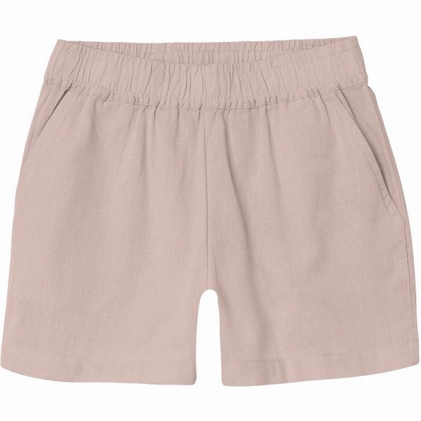 Name it Sepia Rose Falinnen Pull Up Shorts Extended Inseam Options