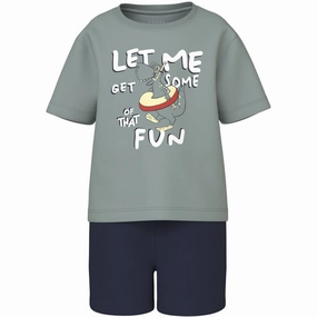 Durable Hemming Name It Slate Gray Vigor Regular Shorts Set