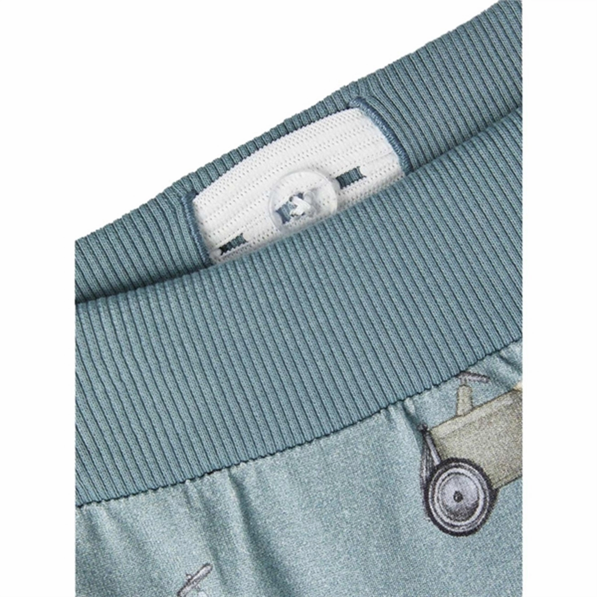 Name it Smoke Blue Jallie Sweat Shorts Pre Shrunk Cotton Blend Recycled Polyester Blend