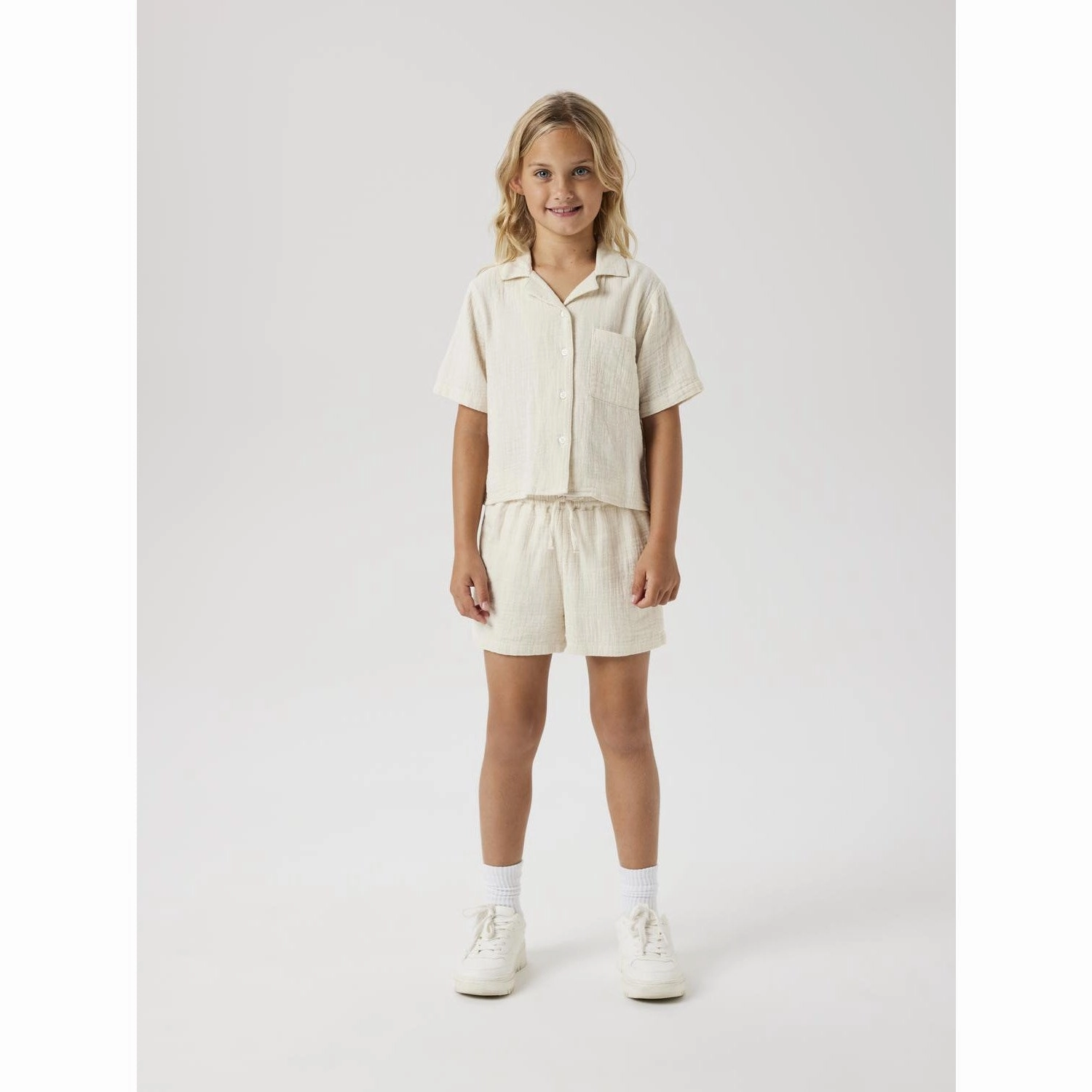 Name It Summer Sand Jasmin Shorts Noos Simple Cut Mid - rise