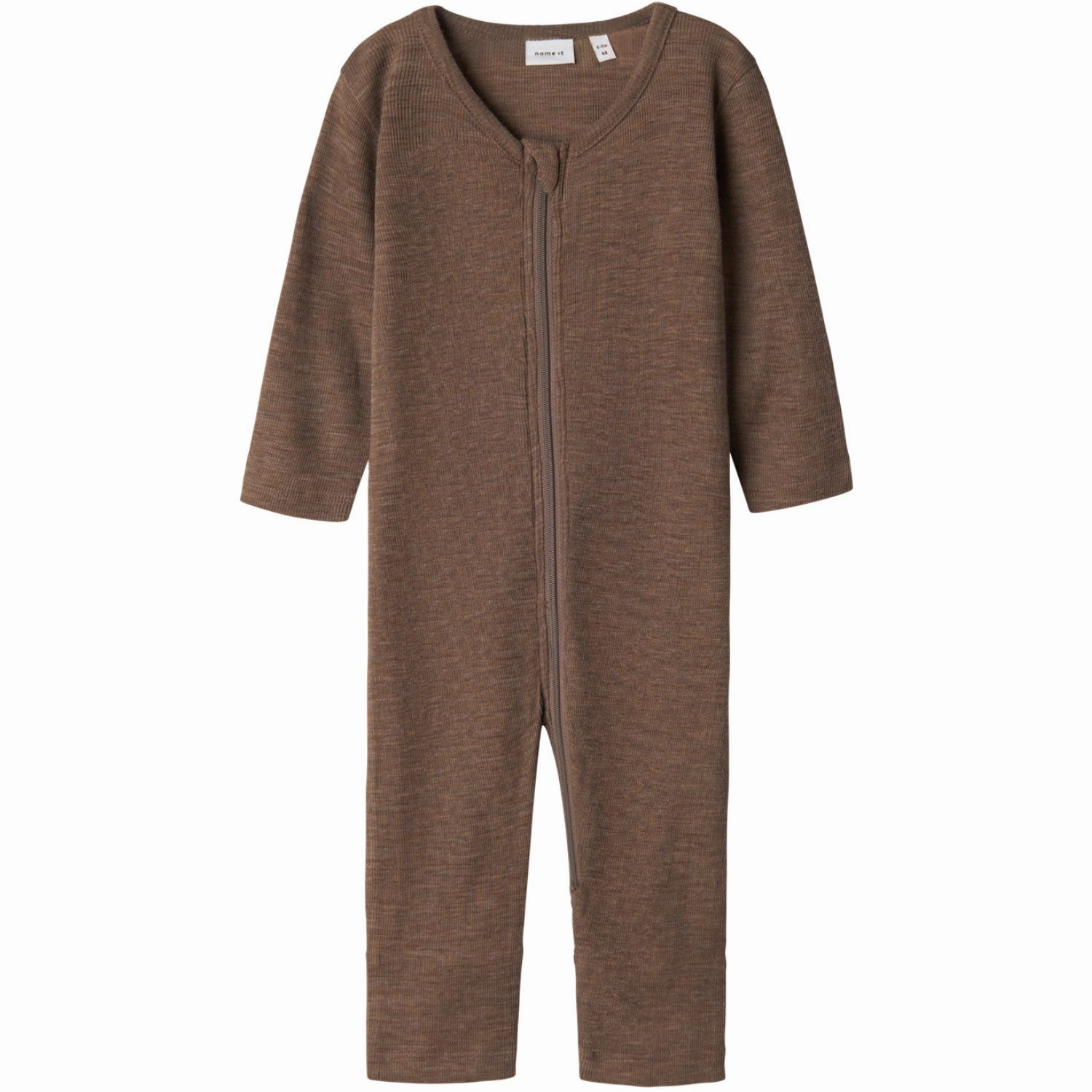 Name It Walnut Wossa Wool/Silk Rib Nightsuit New Club