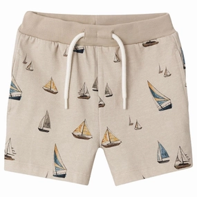 Non Restrictive Fit Laser Cut Perforations Name it White Pepper Heyan Shorts