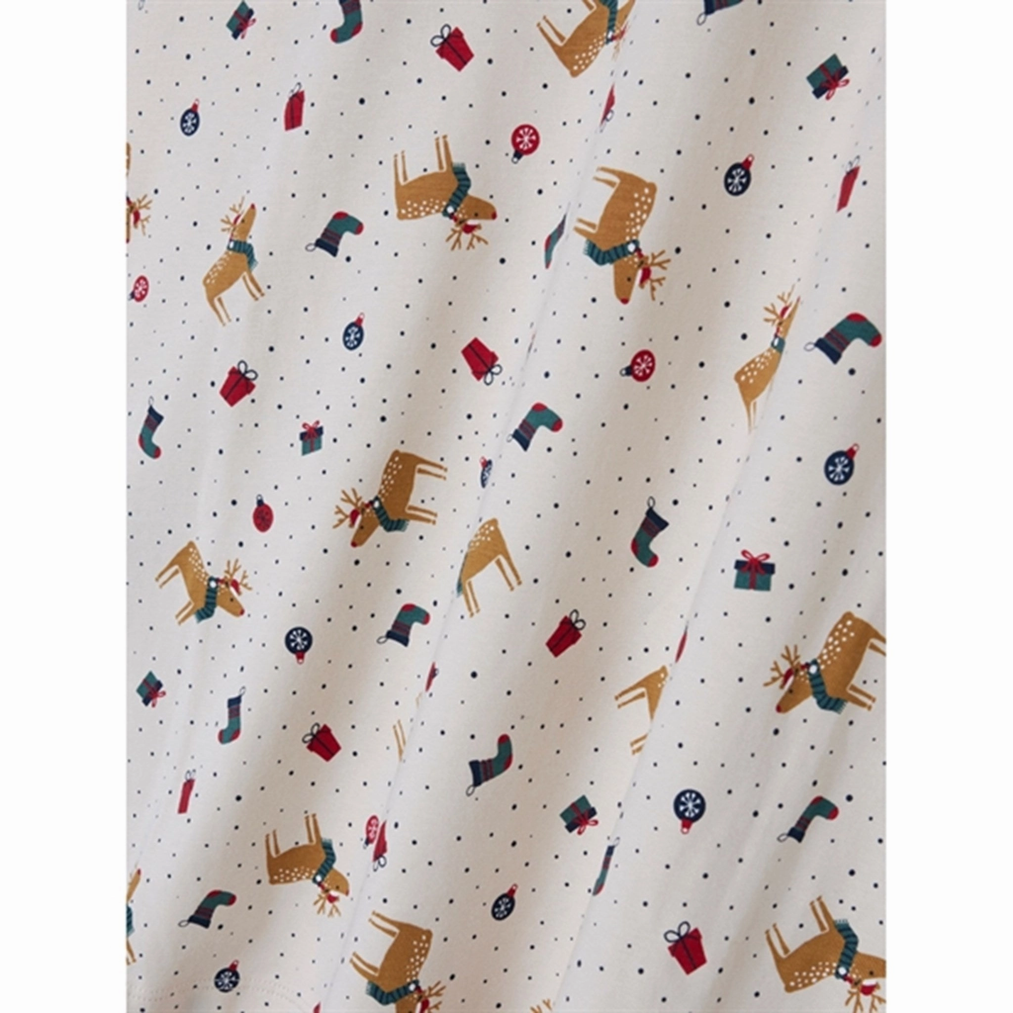 Brushed Cotton Name it Whitecap Gray Ovismas Pajamas Adult