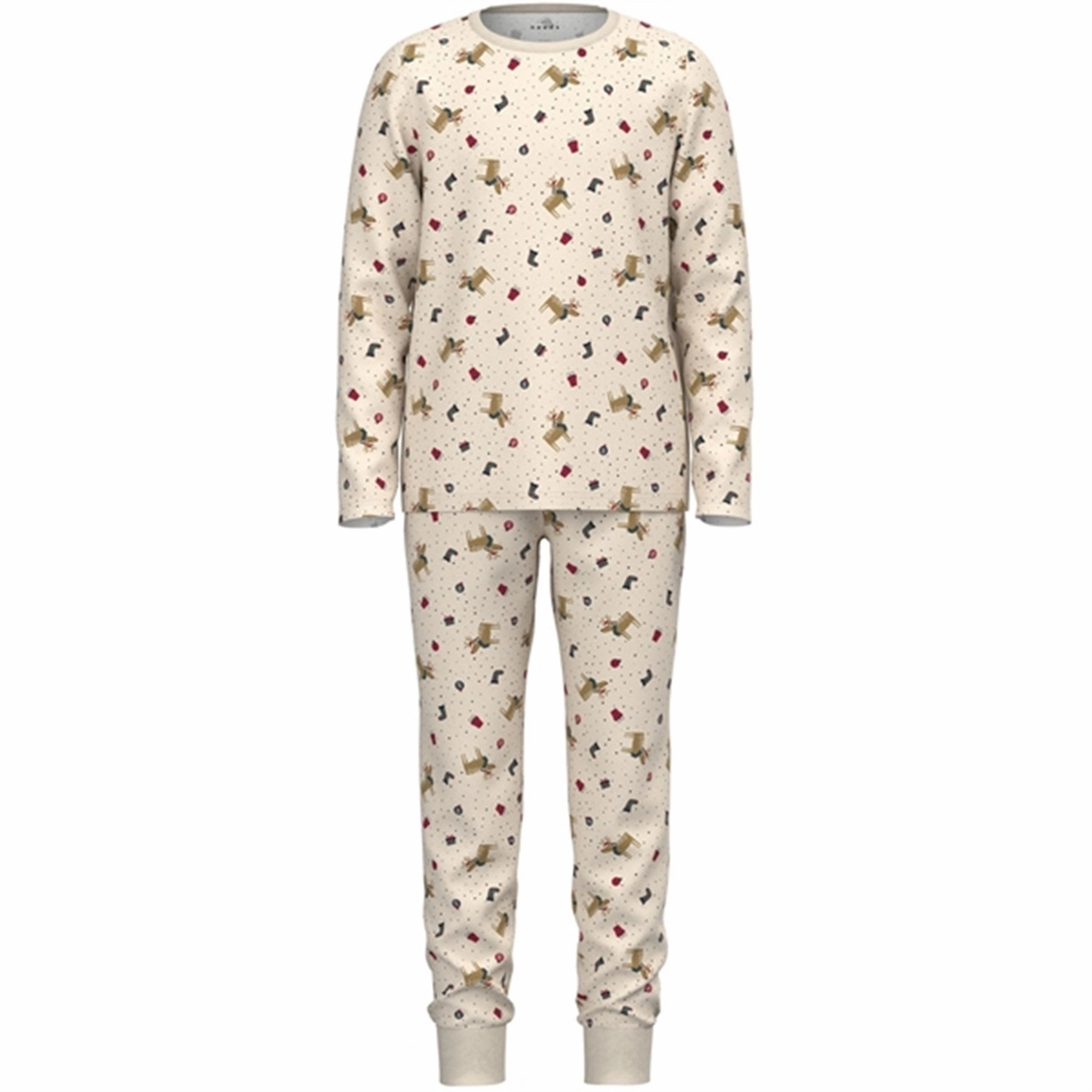 Name it Whitecap Gray Vismas Pajamas Minimal Piece Neutral Style