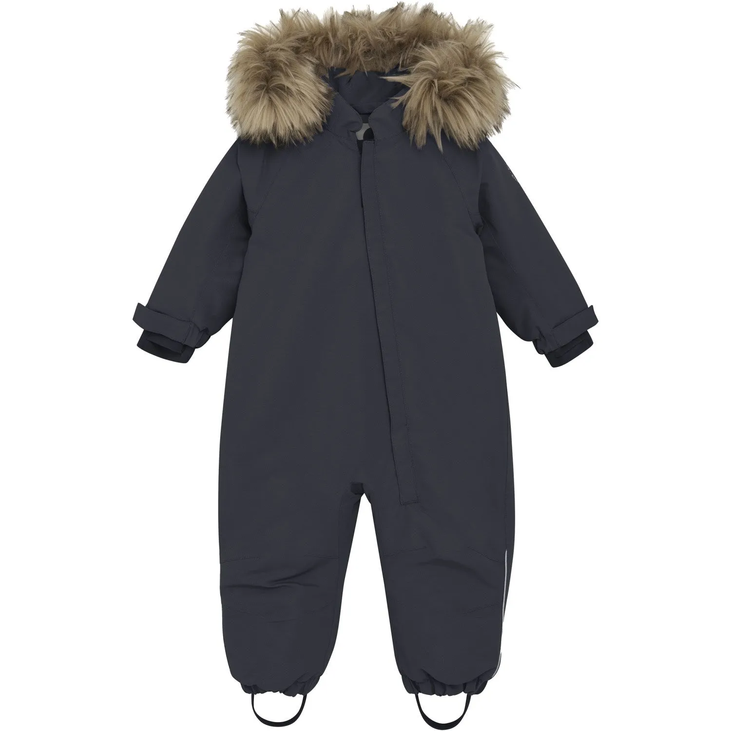 En Fant Ebony Baby Snowsuit W. Fake Fur Slim-fit