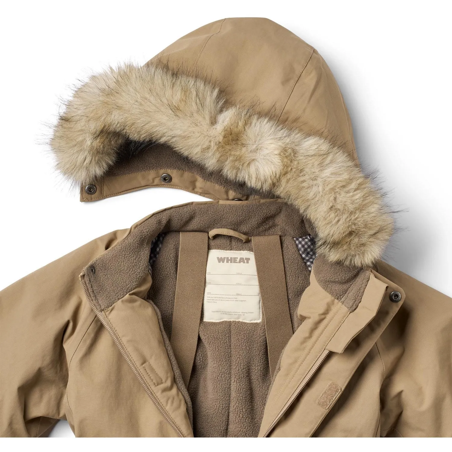 Practical-Style Fashion-Forward Wheat Walnut Snowsuit Moe