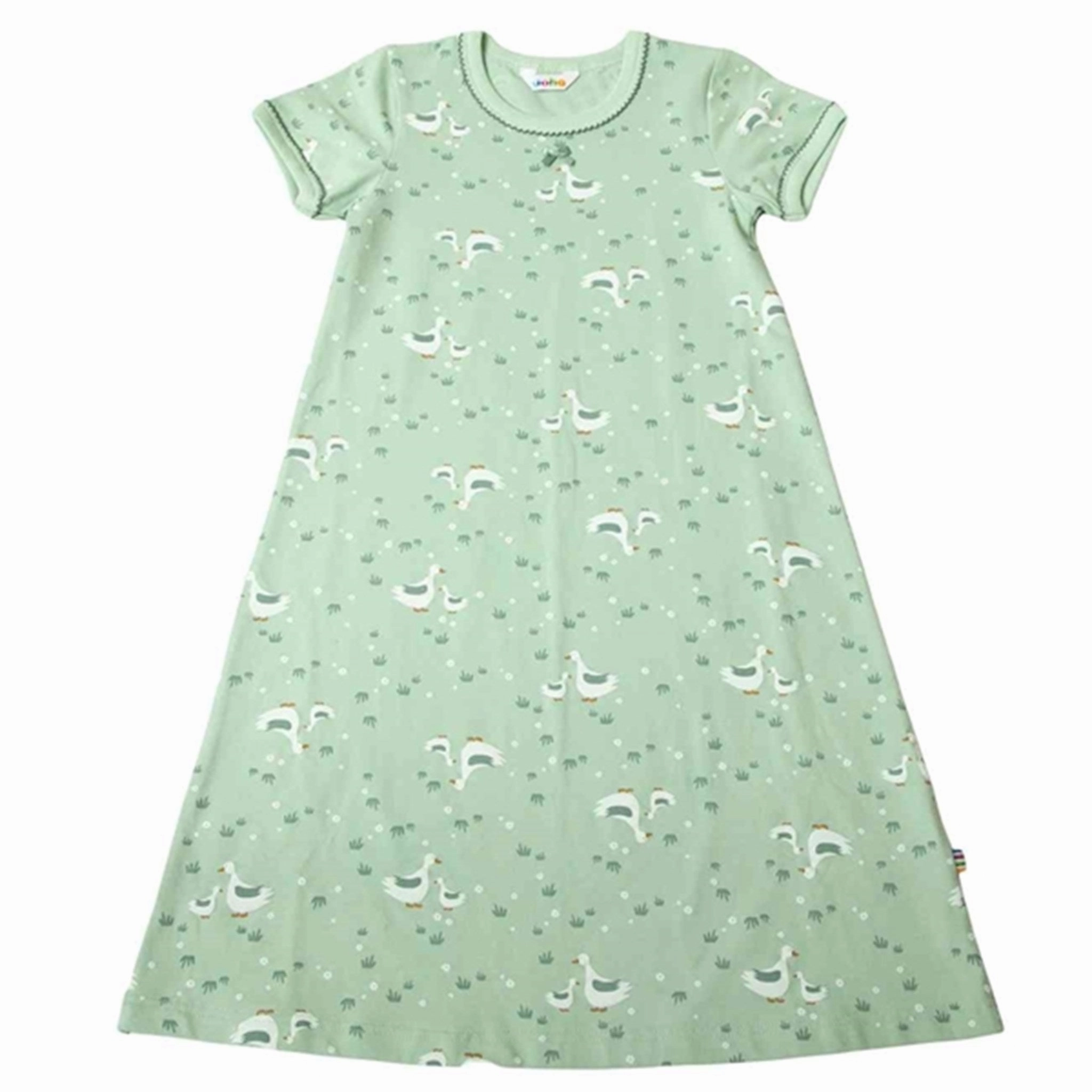 Joha Cotton Green Nightdress Comfy Texture Snug Form