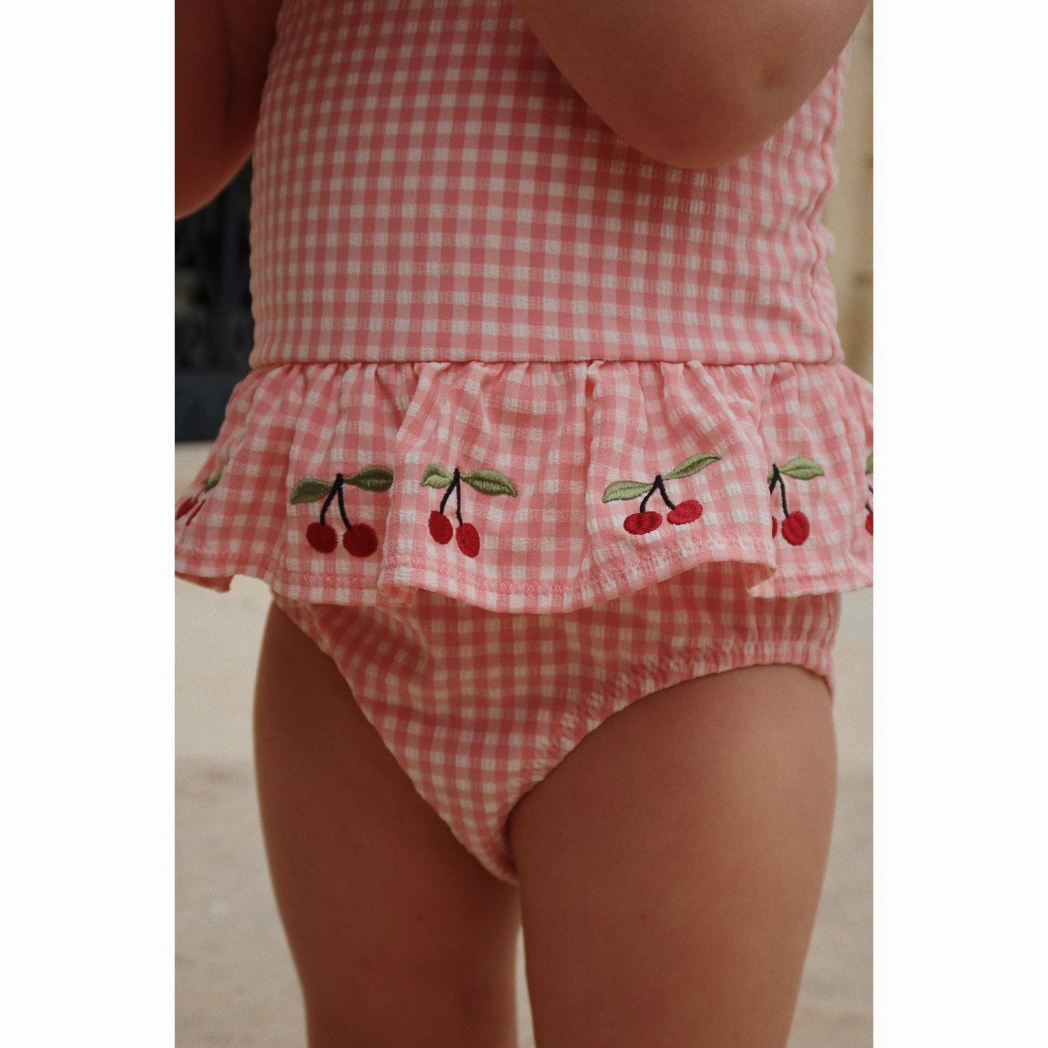 Trendy Vibes Konges Sl?jd Geranium Pink Soline Swimsuit