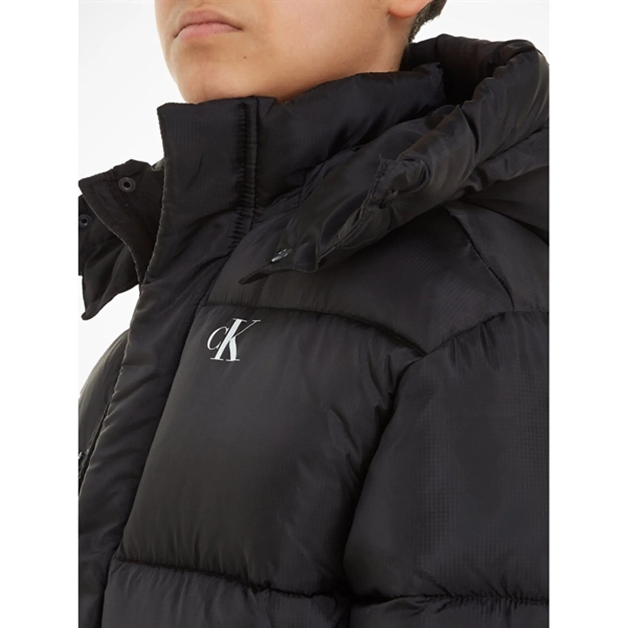 Lightweight Outerwear Calvin Klein Ckj Logo Tape Puffer Jacket Ck Black