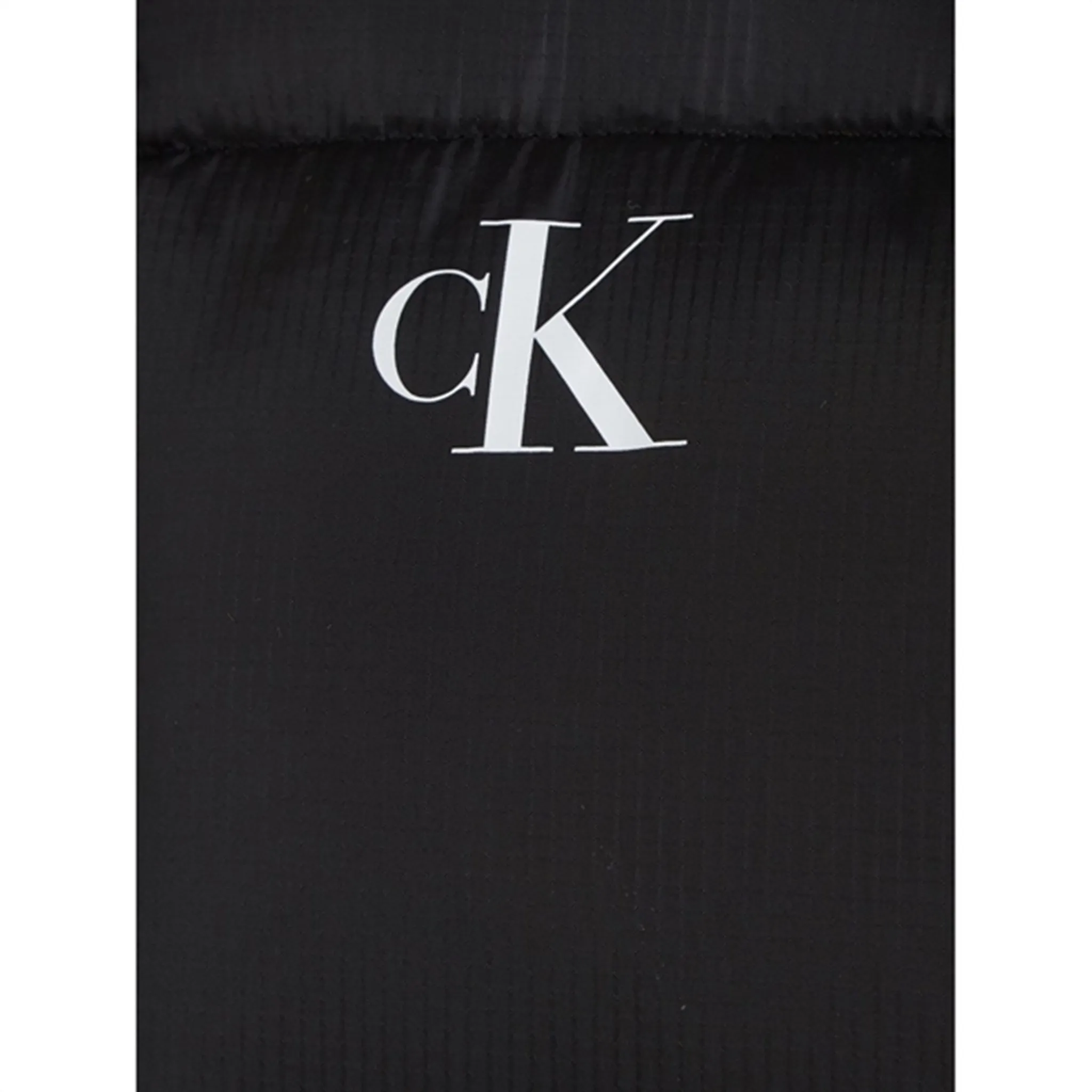 Flight Calvin Klein Ckj Logo Tape Puffer Jacket Ck Black