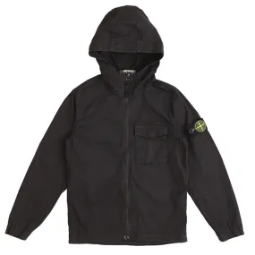 Bus Street Cool Stone Island Junior Overshirt Black