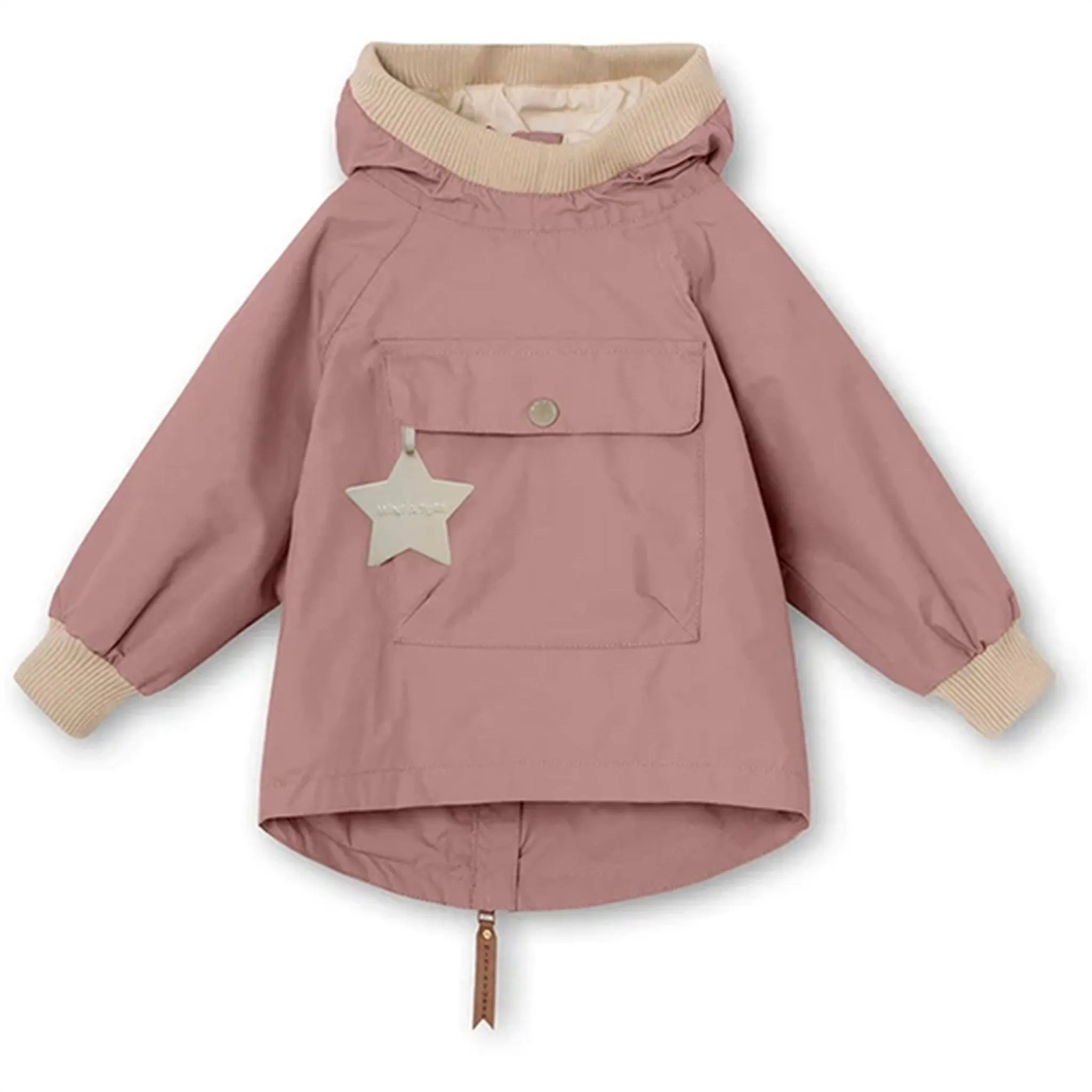 MINI A TURE Baby Vito Spring Anorak Brownie Flexible Neckline