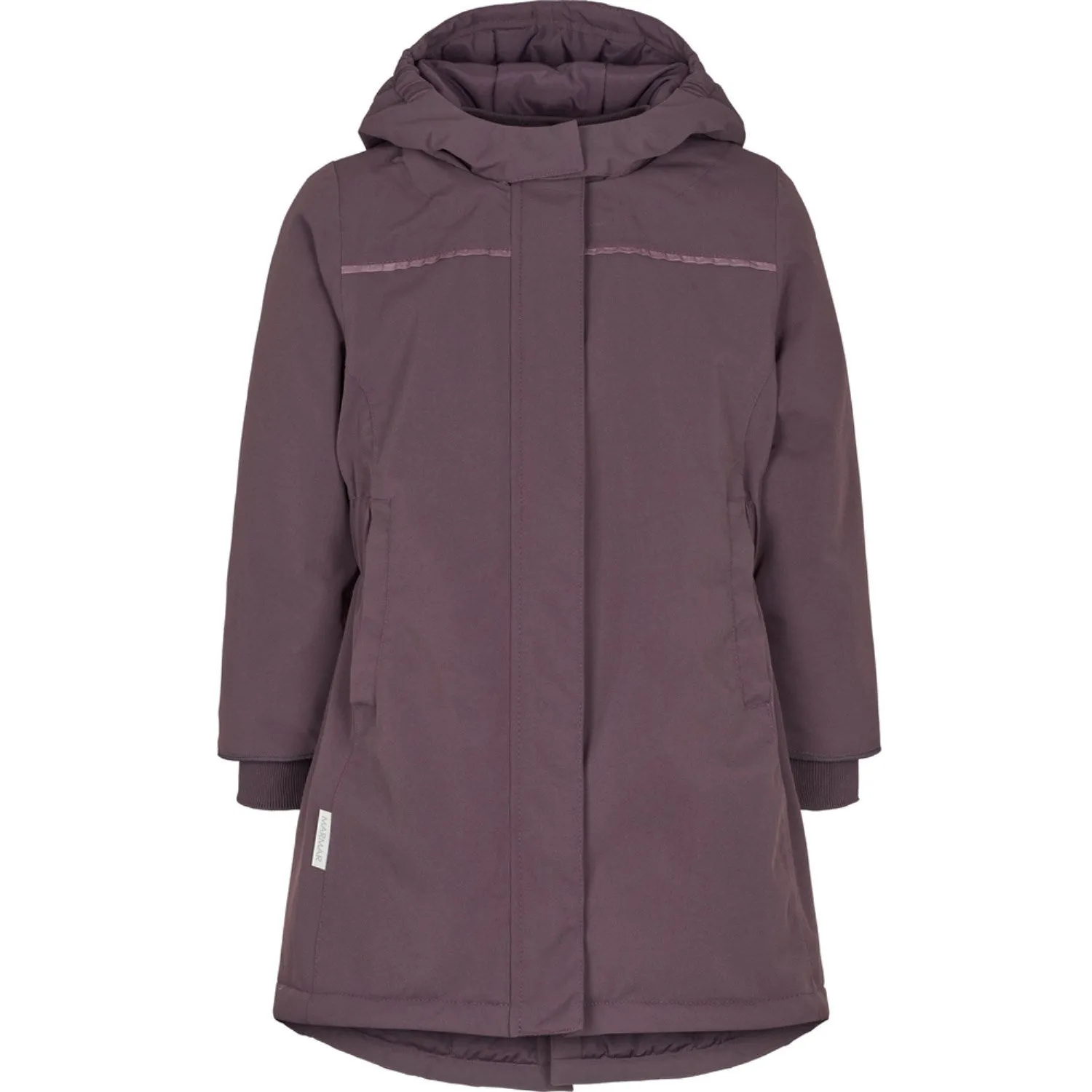 Elastic Removable Inner Layer MarMar Tech. Outerwear Solid Deep Plum Olga Jacket