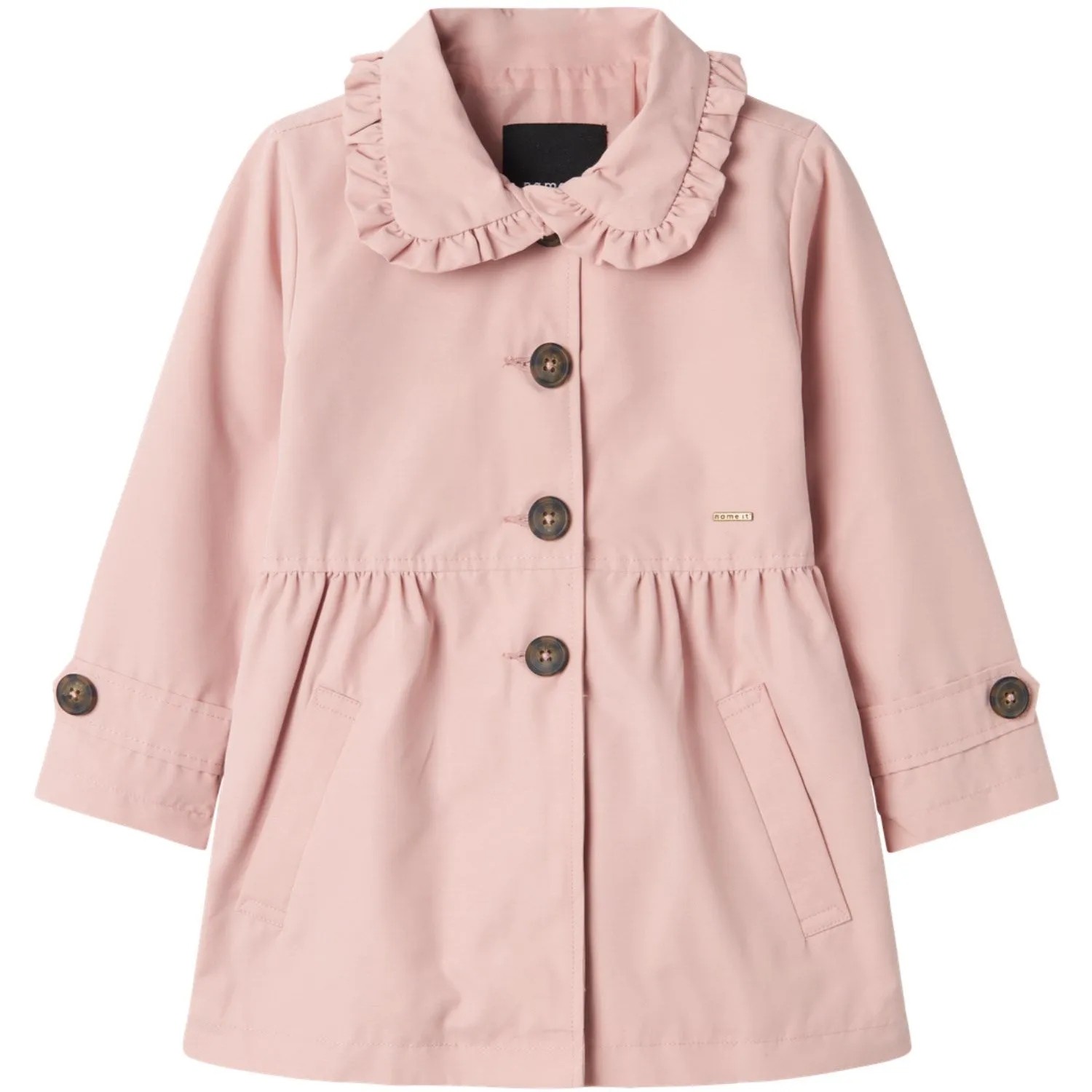 Street Style Document Name It Pale Mauve Madelin Trenchcoat Noos