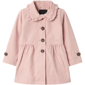 Street Style Document Name It Pale Mauve Madelin Trenchcoat Noos