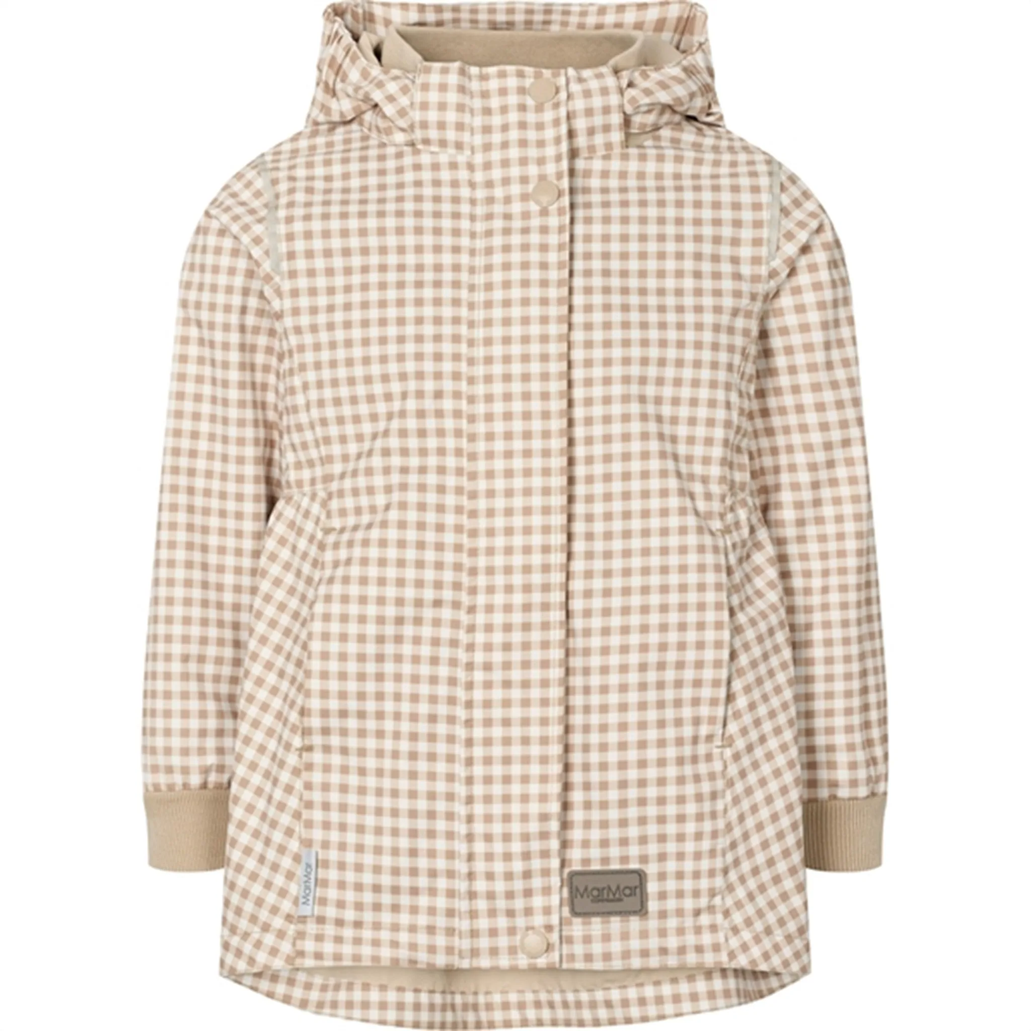 MarMar Oda Jacket Gingham Check Technical Summer Outerwear Notice Fray Resistant Finish