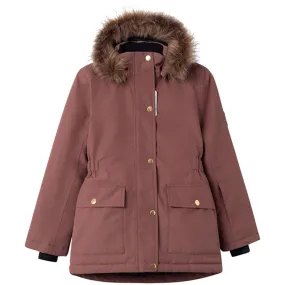 PaddedShoulders Focus Name it Peppercorn Snow Jacket Solid