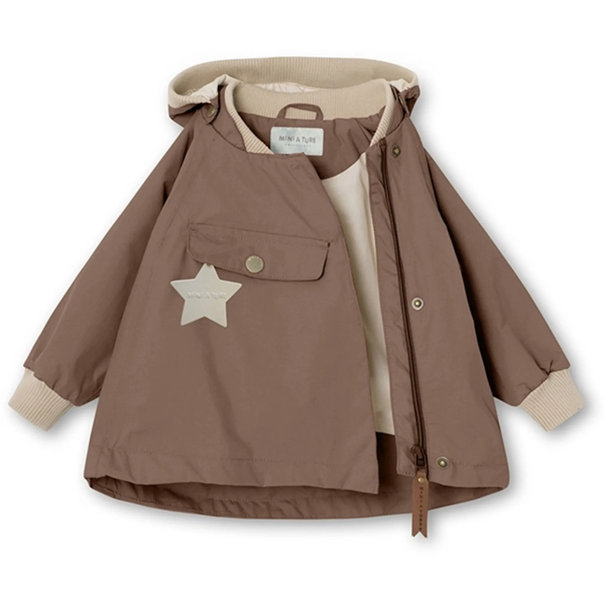MINI A TURE Wai Spring Jacket Brownie Powder