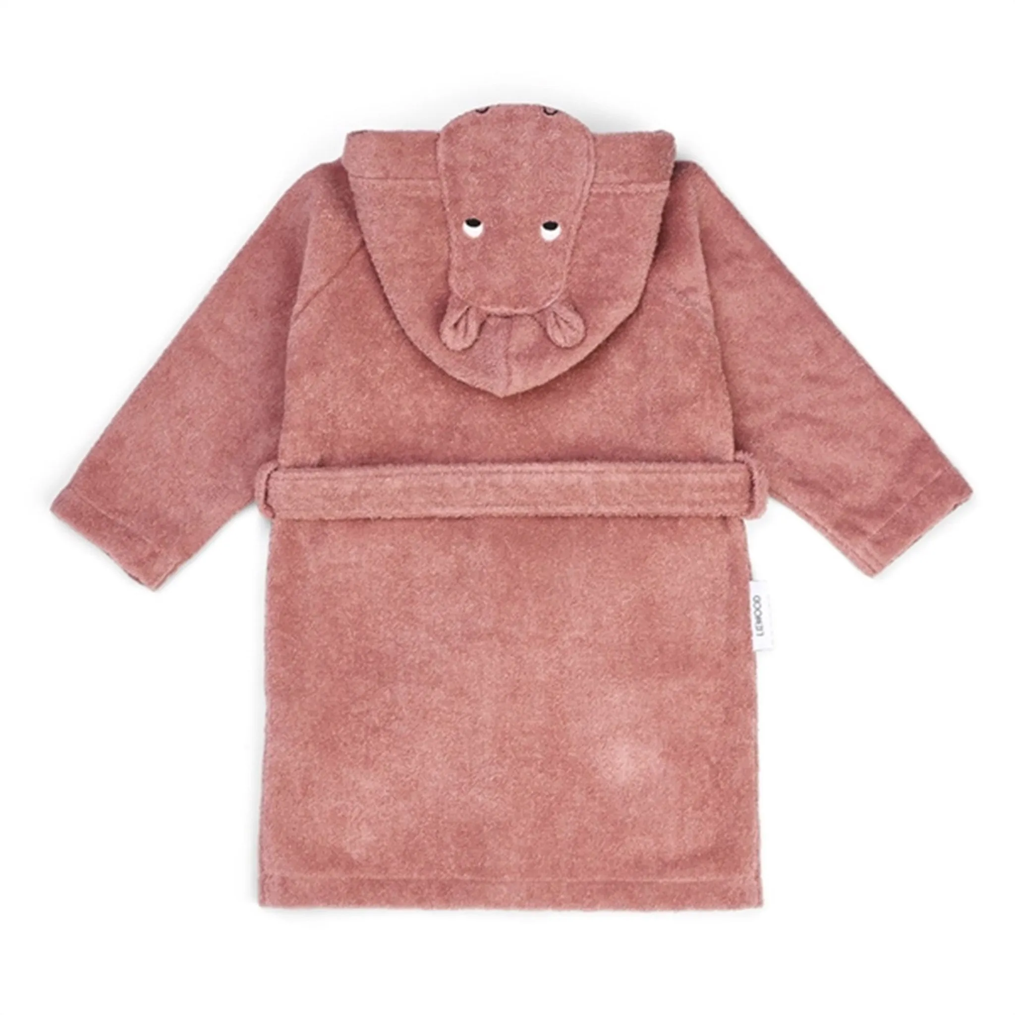 Unwind Ready Liewood Lily Bathrobe Hippo / dusty raspberry mix