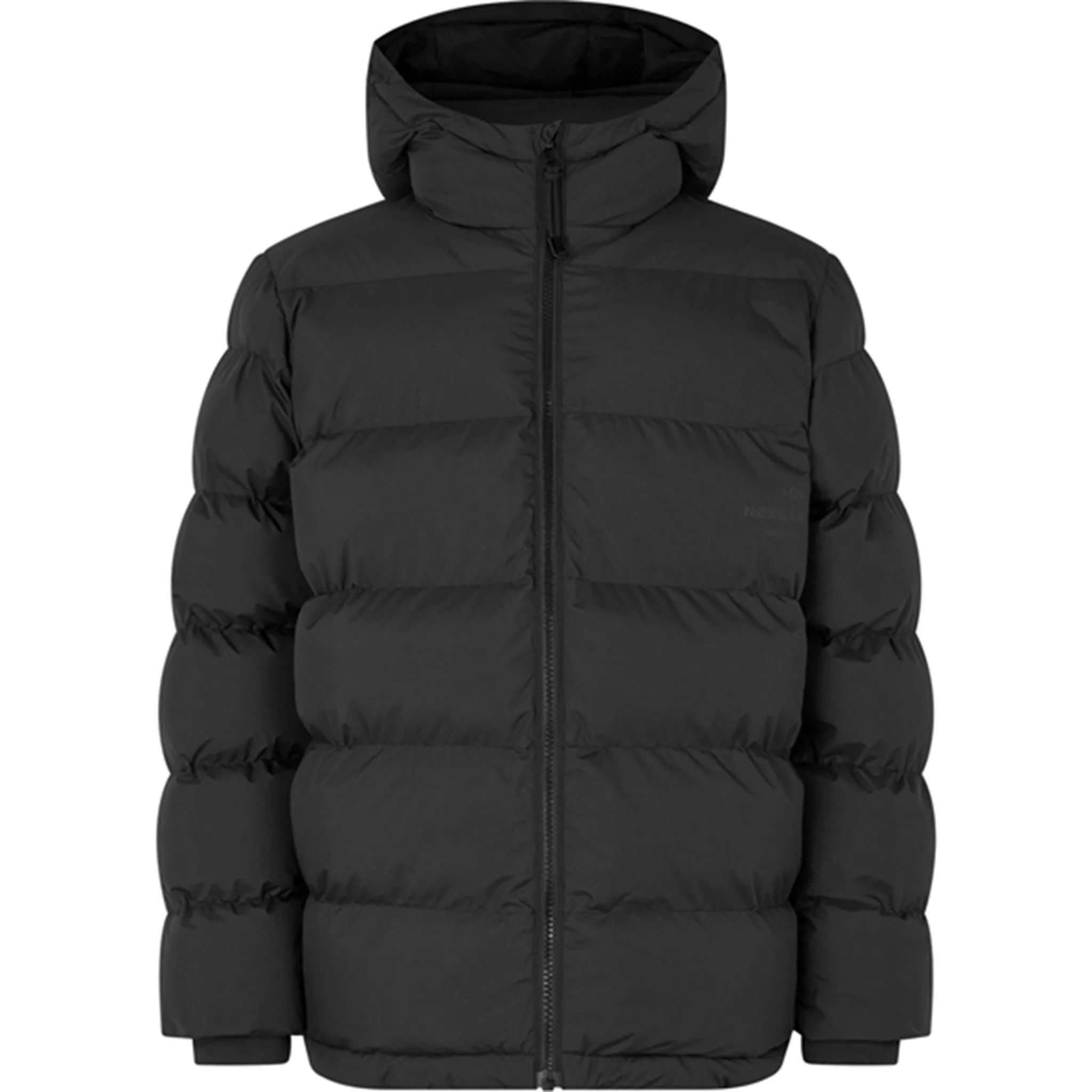 Mads N?rgaard Recycle Junino Jacket Black Quilted-Texture