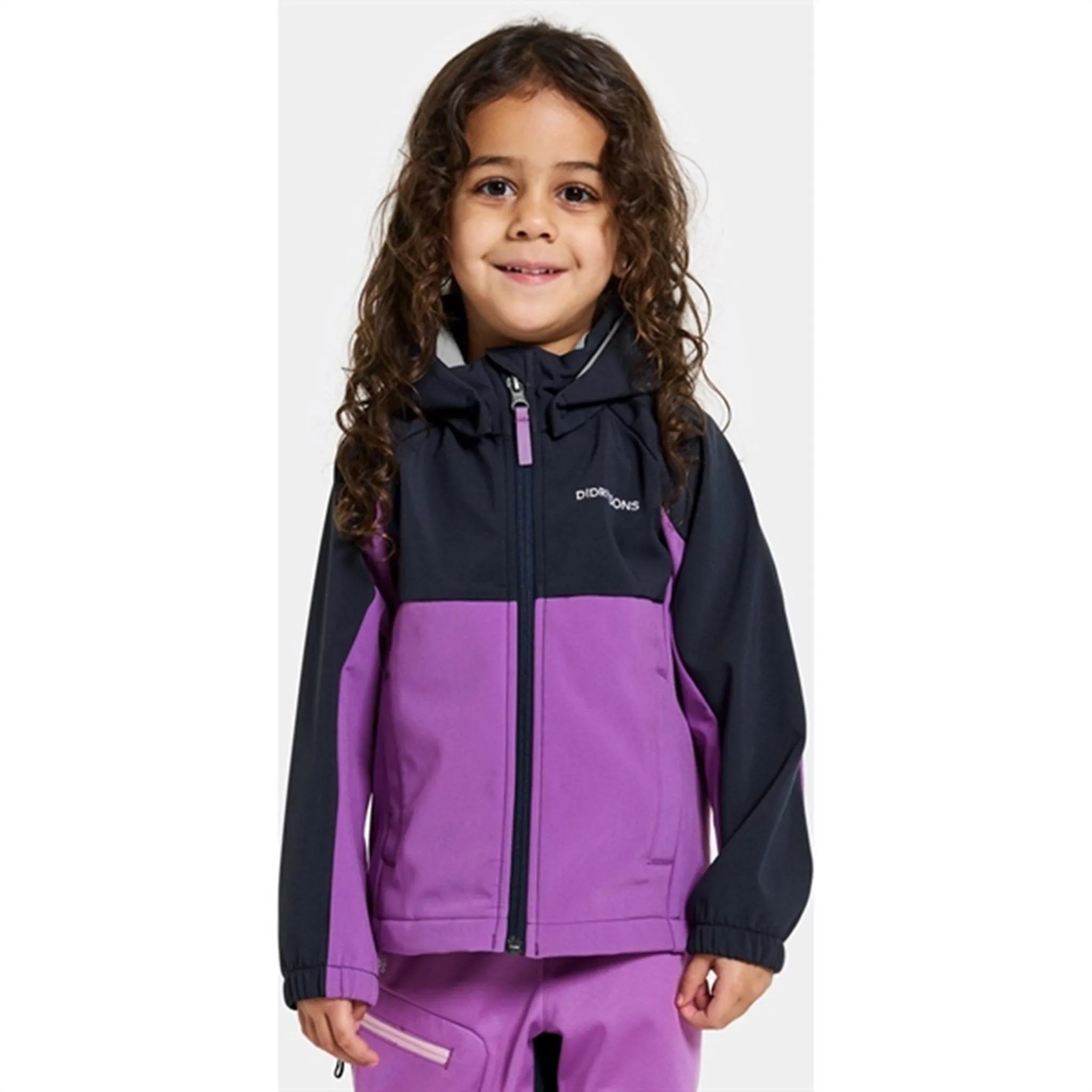 Likelihood Situation Didriksons Tulip Purple Troel Kids Jacket