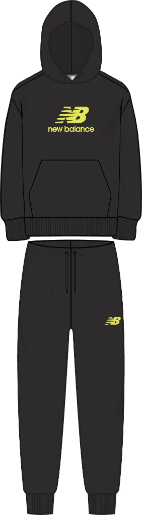 EcoFriendly Materials Multi Function Compression New Balance Stacked Logo Hooded Tracksuit Infant