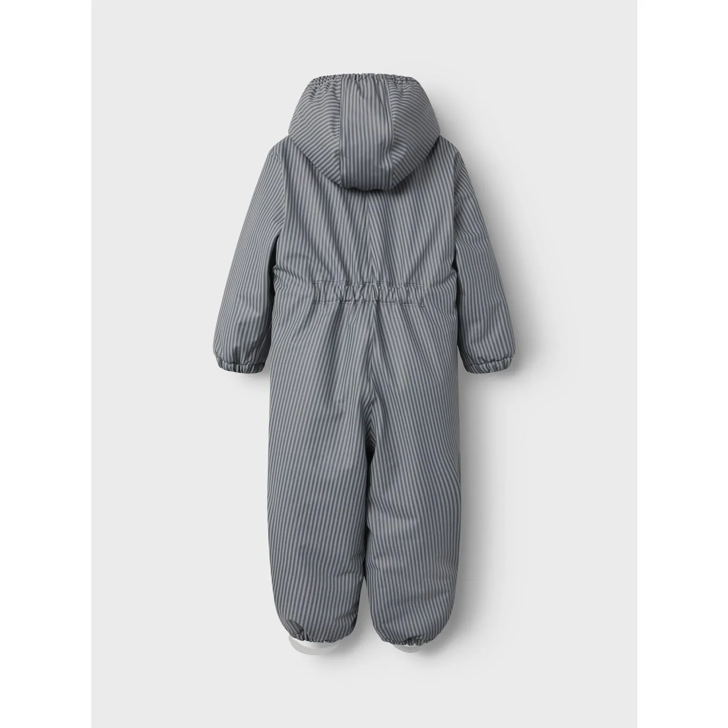 Lil'Atelier Ultimate Grey Nmmladry10 Snowsuit Aop Fo Lil Snap-Closure Spread-Collar