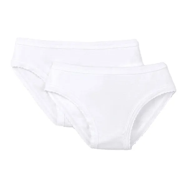 Urban Essential Classic Style Petit Bateau Culottes 2-pack White