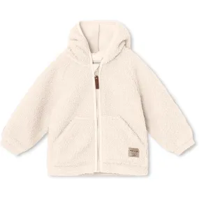 urban walks Bonded Collar MINI A TURE Liff Teddy Fleece Jacket White Swan