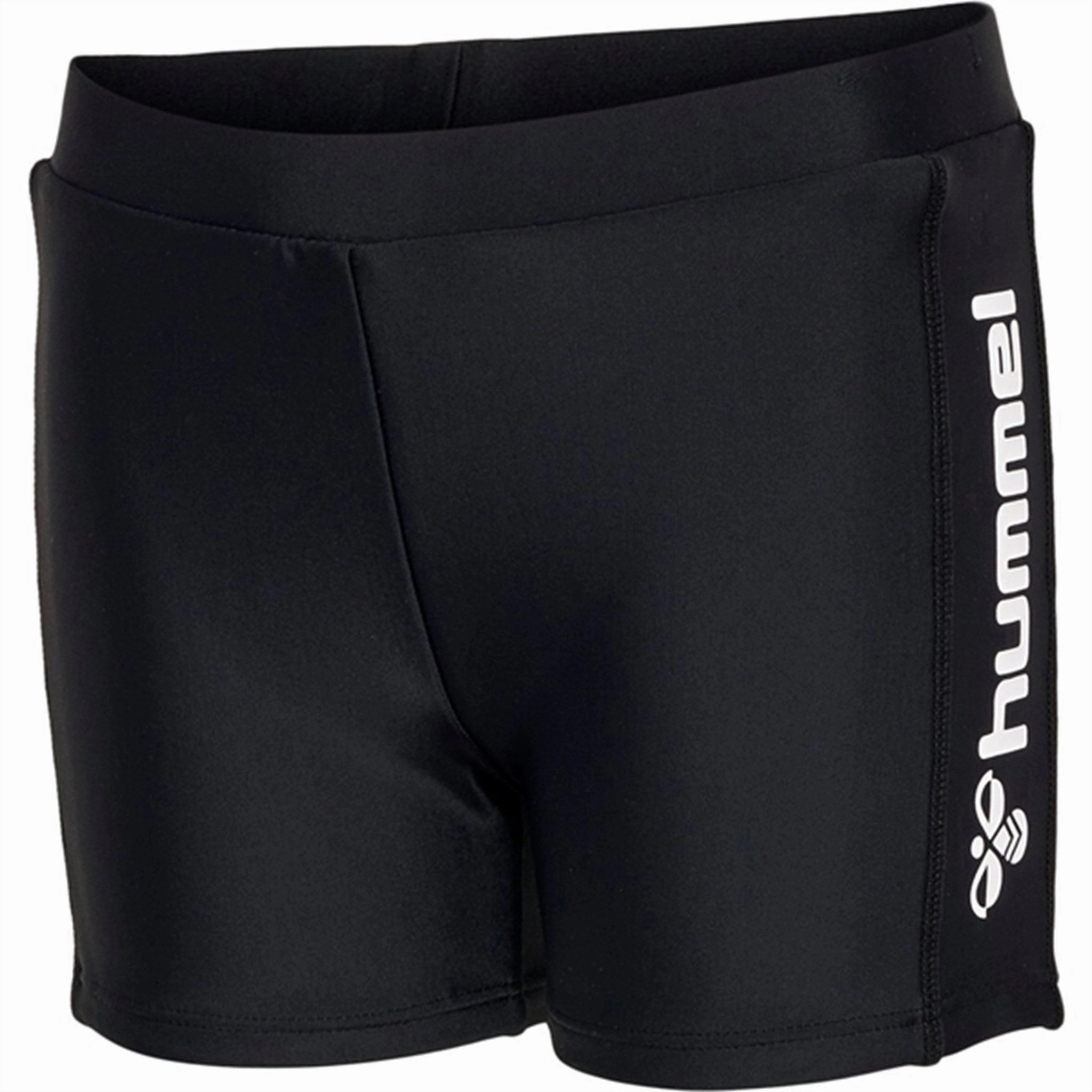 Hummel Black David Swim Shorts Quick Release Closures