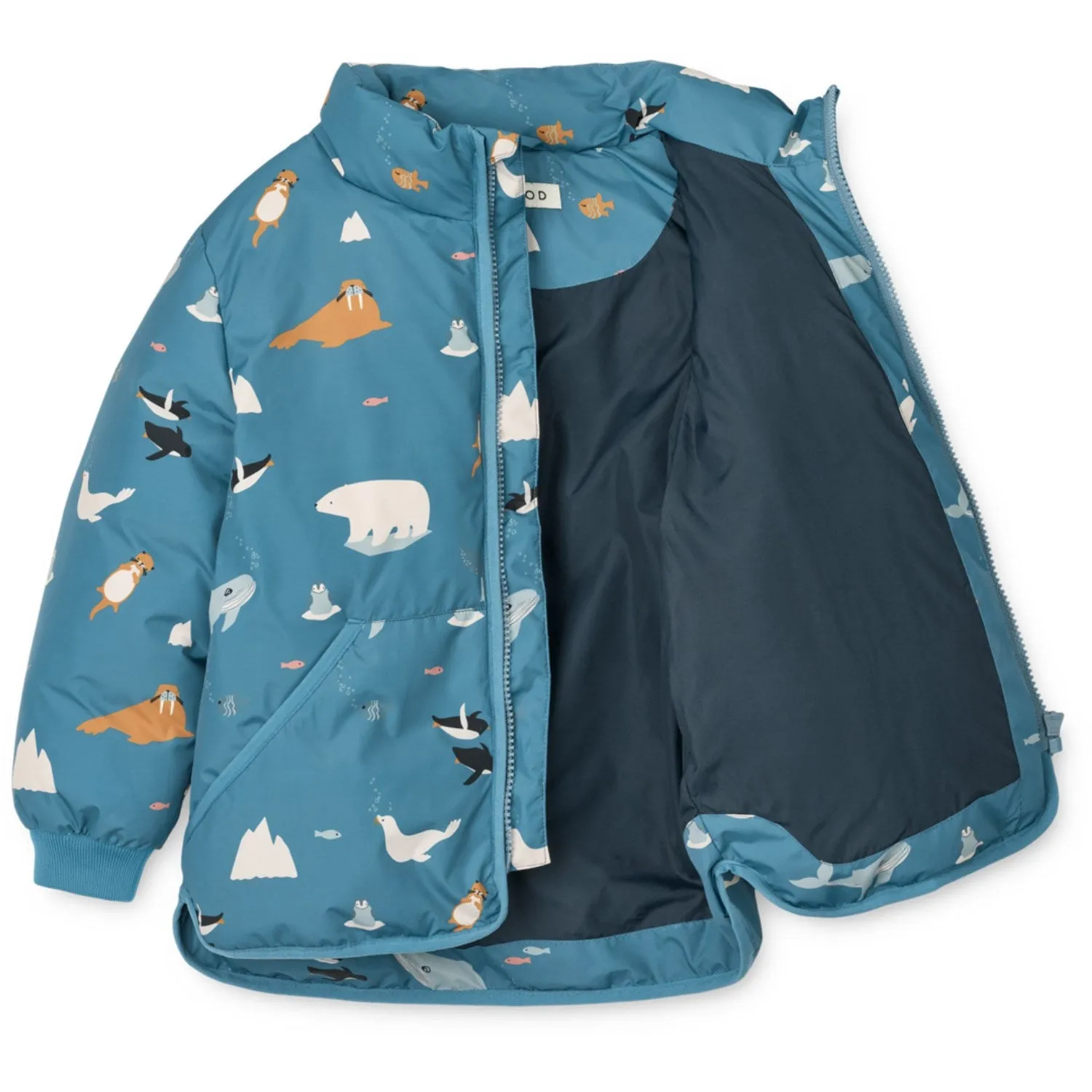 Mandarin-Collar LIEWOOD Arctic Sea / Ocean View Brantley Jacket