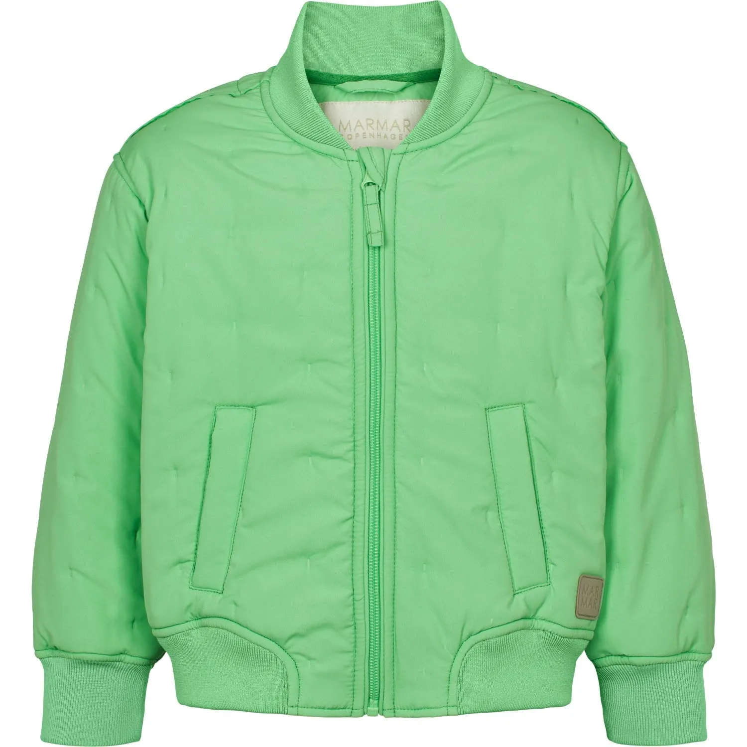 MarMar Thermo Fresh Mint Oki Jacket Outerwear Front-Slit Low-Collar
