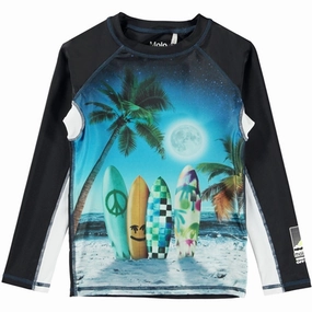 Halter-Neck Molo Sunset Surfer Neptune Swim Blouse
