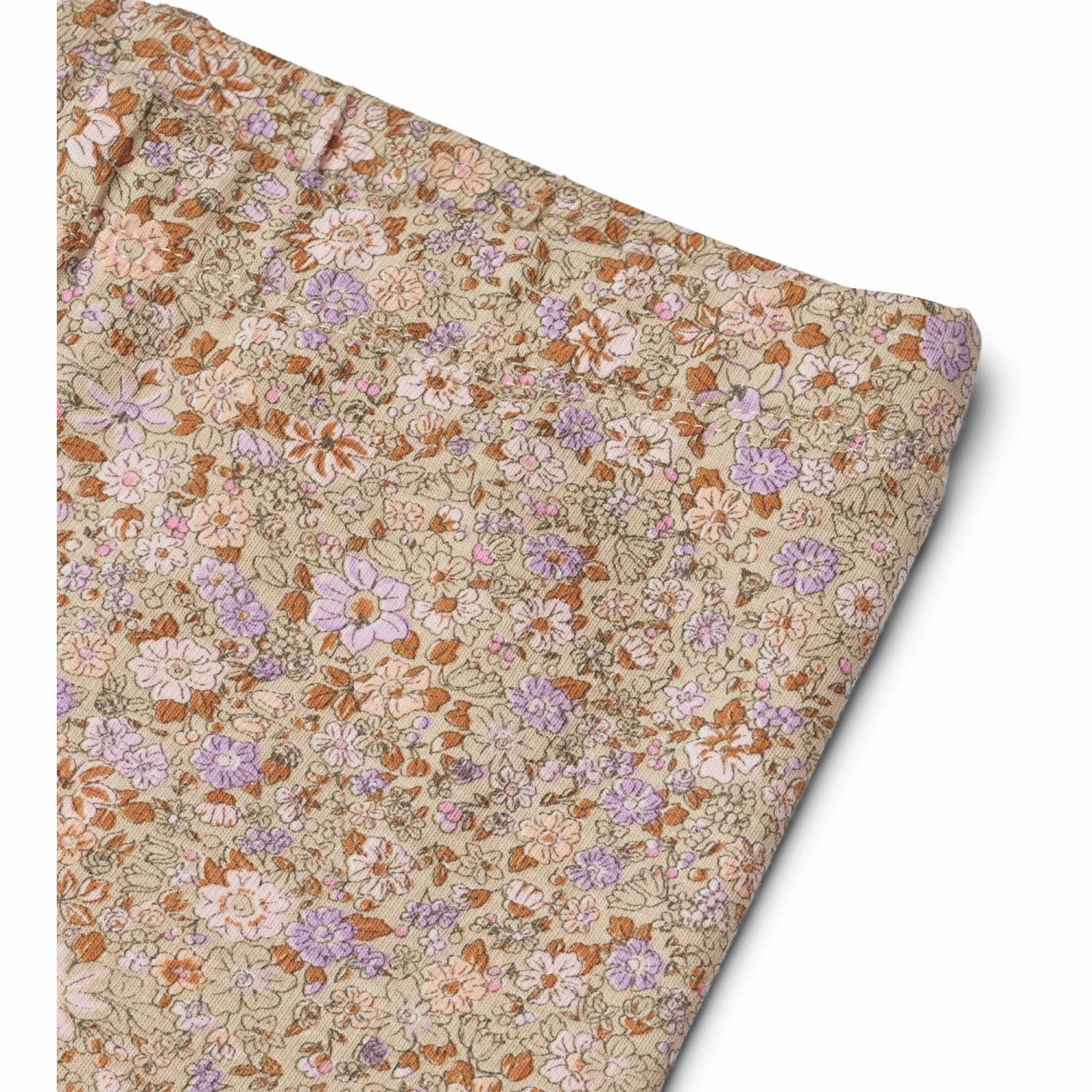 Flexible Design Wheat Lilac Flower Meadow Bike Shorts Anne