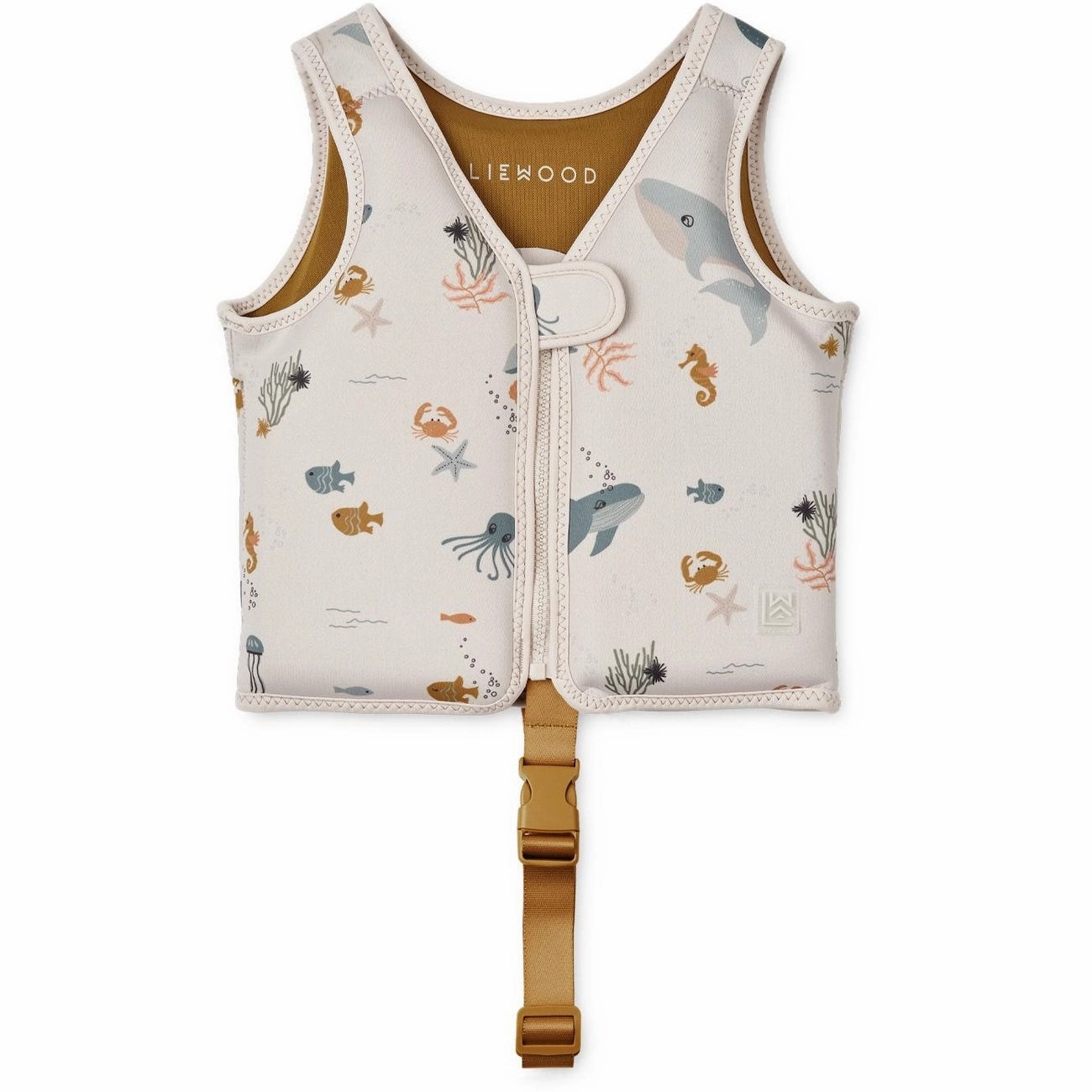 LieWood Sea creature / Sandy Dove Swim Vest Breathable Lining