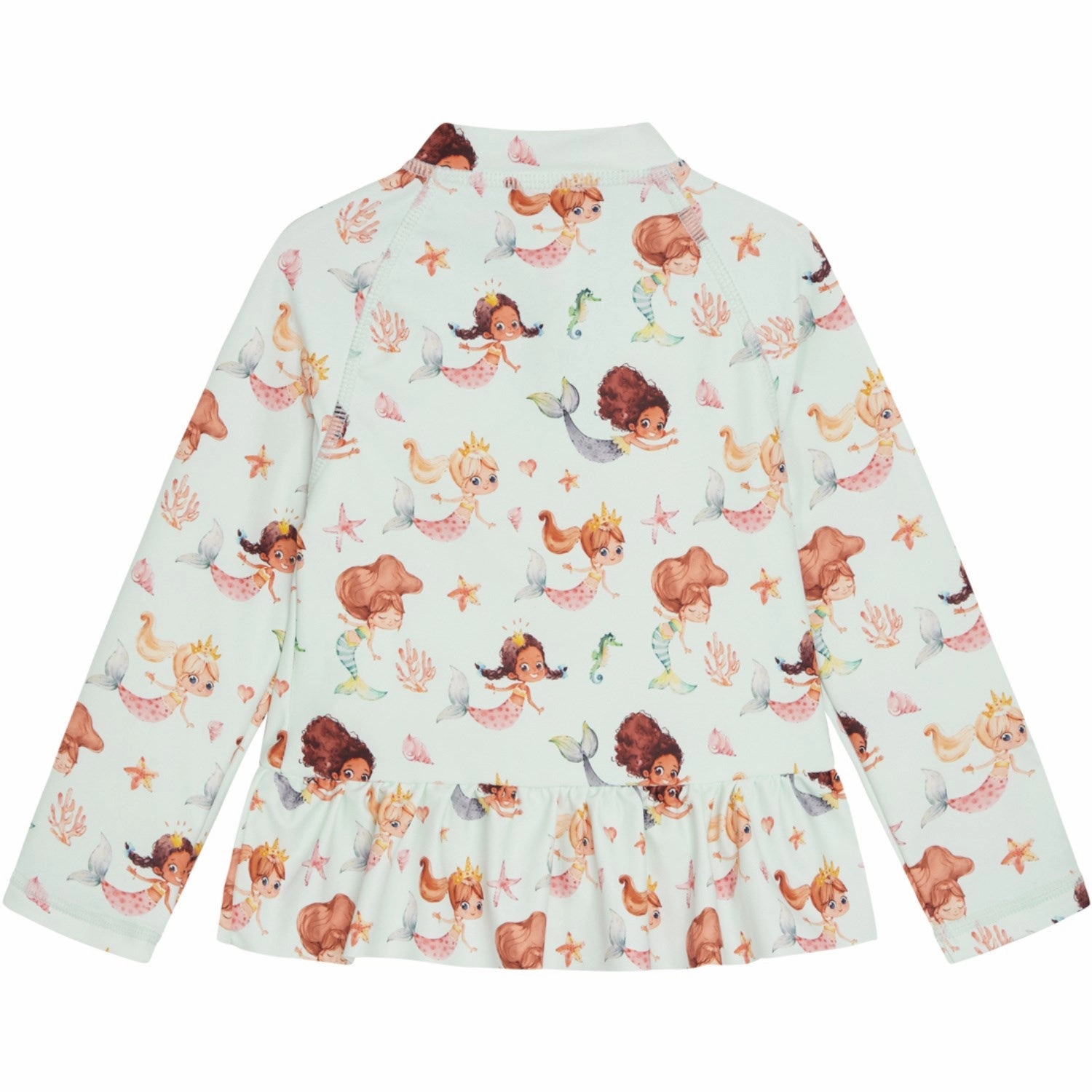 Foam Free Padding Hust & Claire Wan Blue Maiak Swim Blouse