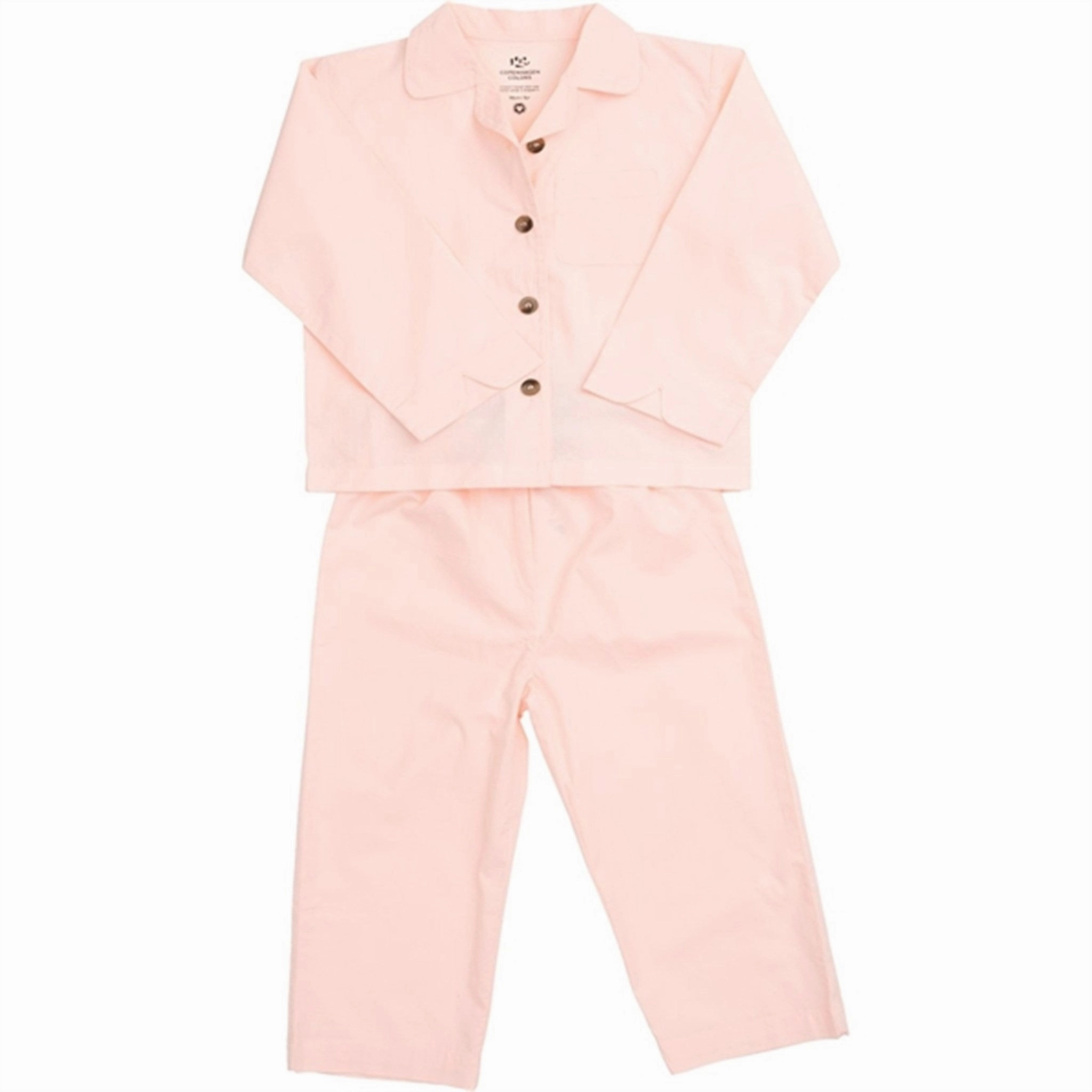 Moisture control Copenhagen Colors Soft Pink 2-Pak Pyjamas Set