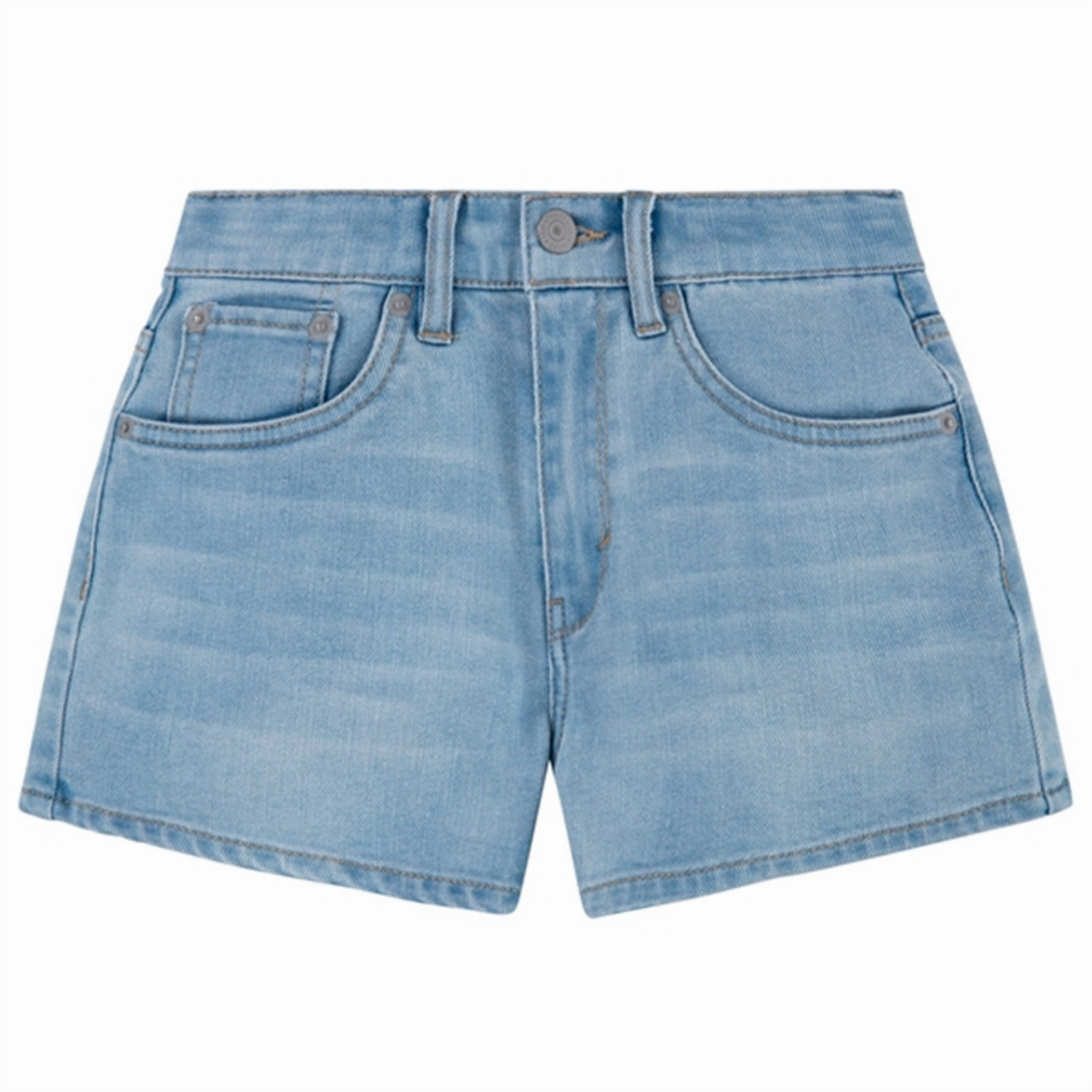 Quick Dry Material Levi's Mini Mom Shorts Blue