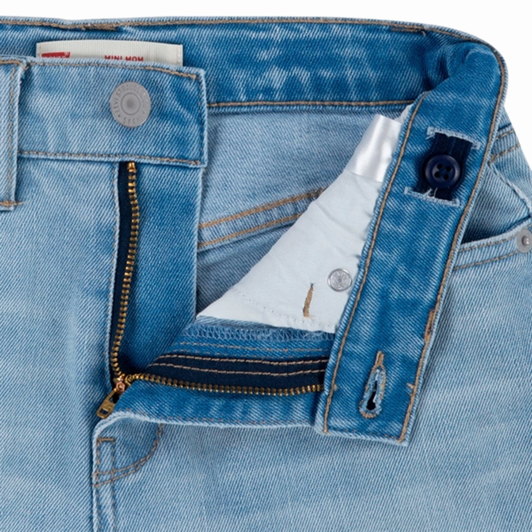 QuickDryTechnology Levi's Mini Mom Shorts Blue